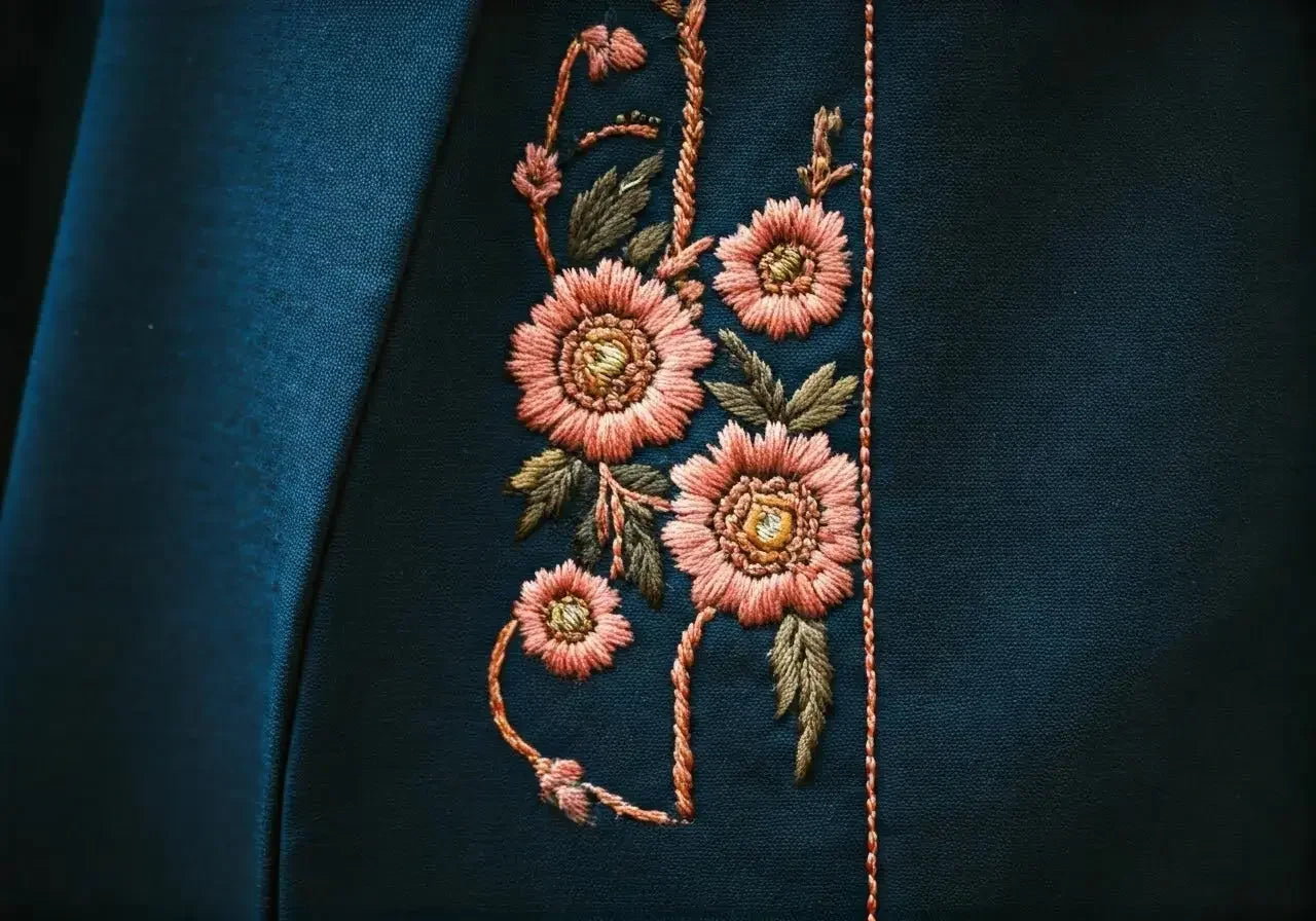 Discover-the-Rich-History-Behind-the-Embroidered-Blazer Palestinian Elegance