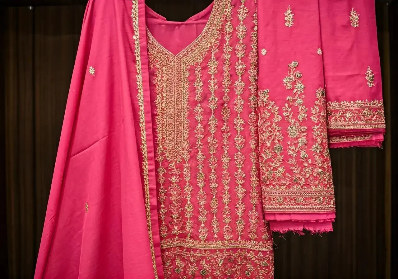 How to Style Your Pink Embroidered Dress for Every Occasion - Palestinian Elegance