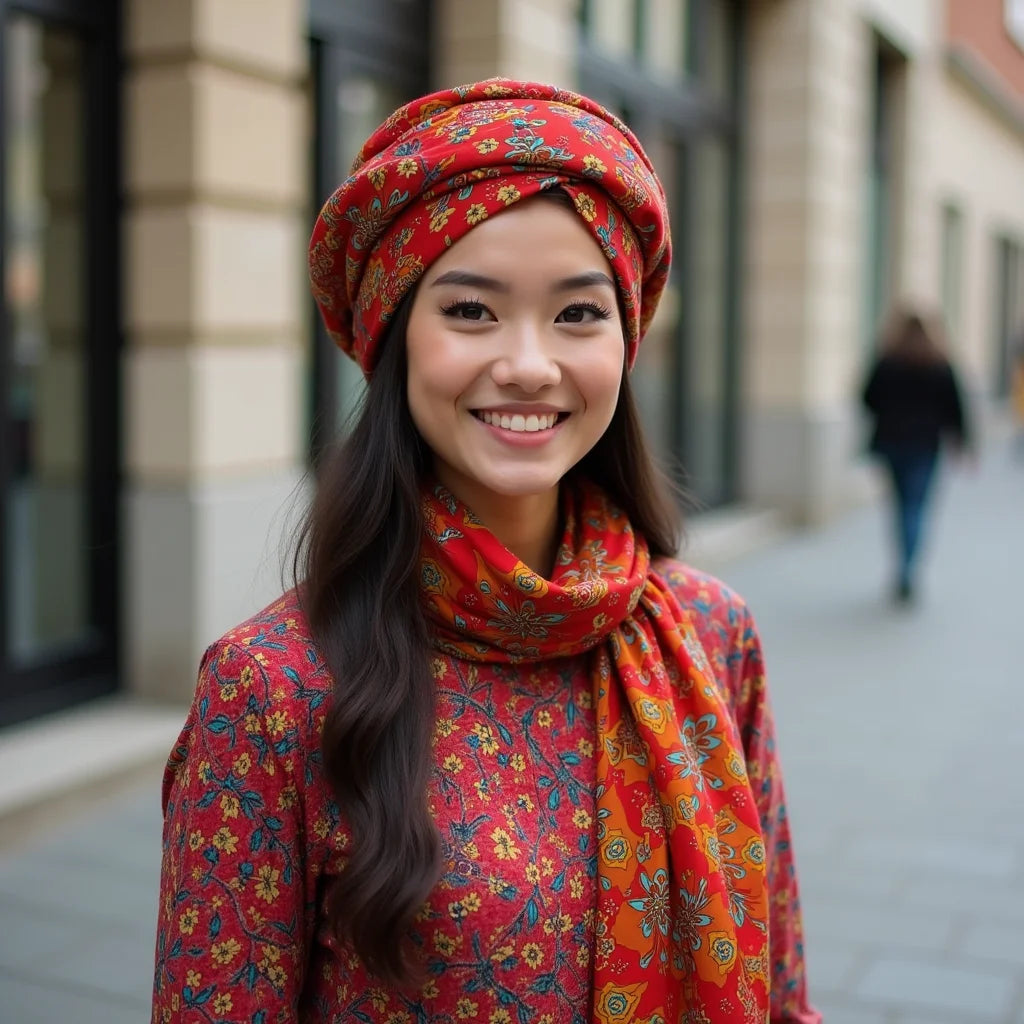 Colorful Kuffiyeh - Colorful Kuffiyeh Styling for Bold Everyday Style Tips