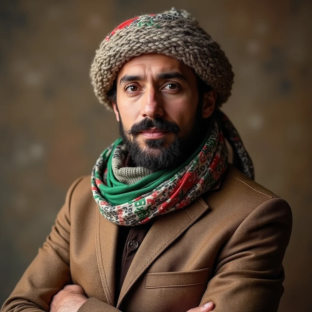 Palestinian Heritage Scarf - Palestinian Heritage Scarf A Timeless Cultural Accessory