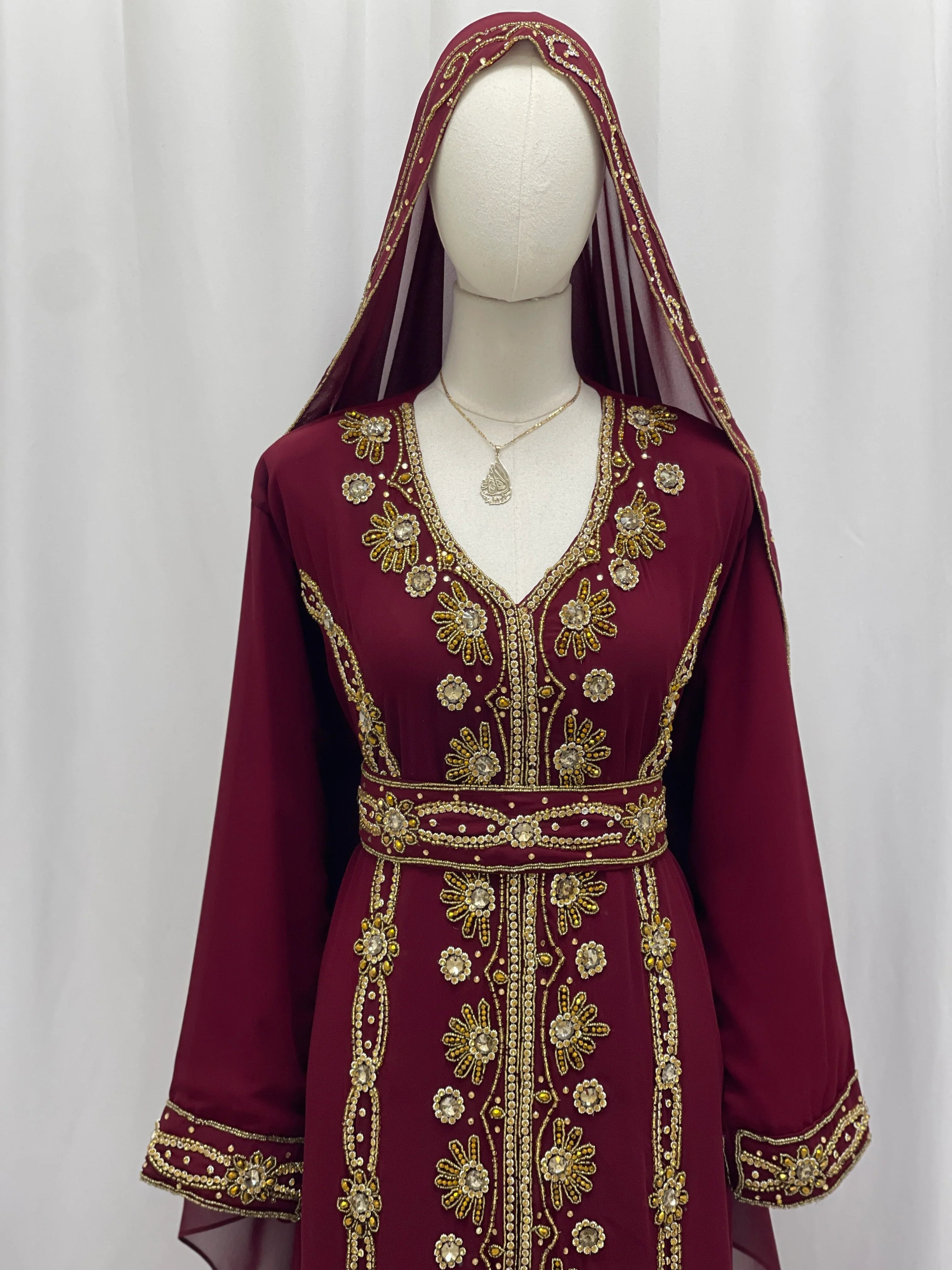 Crimson Royal Kaftan