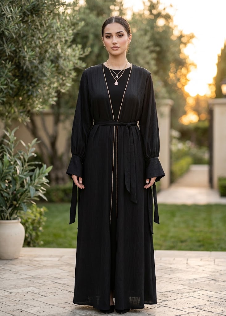 Midnight Glow Abaya