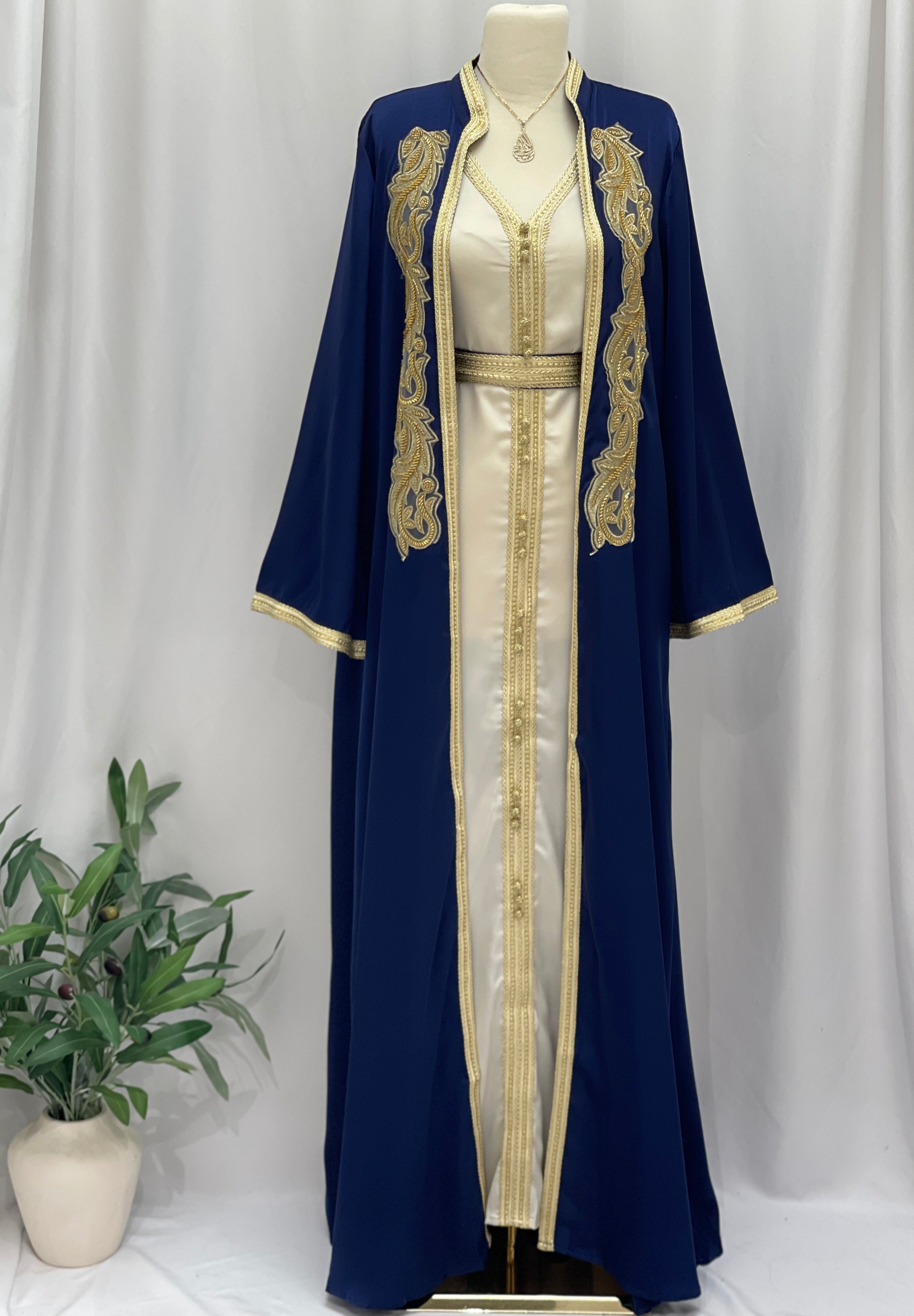 Royal Sapphire Ensemble kaftan