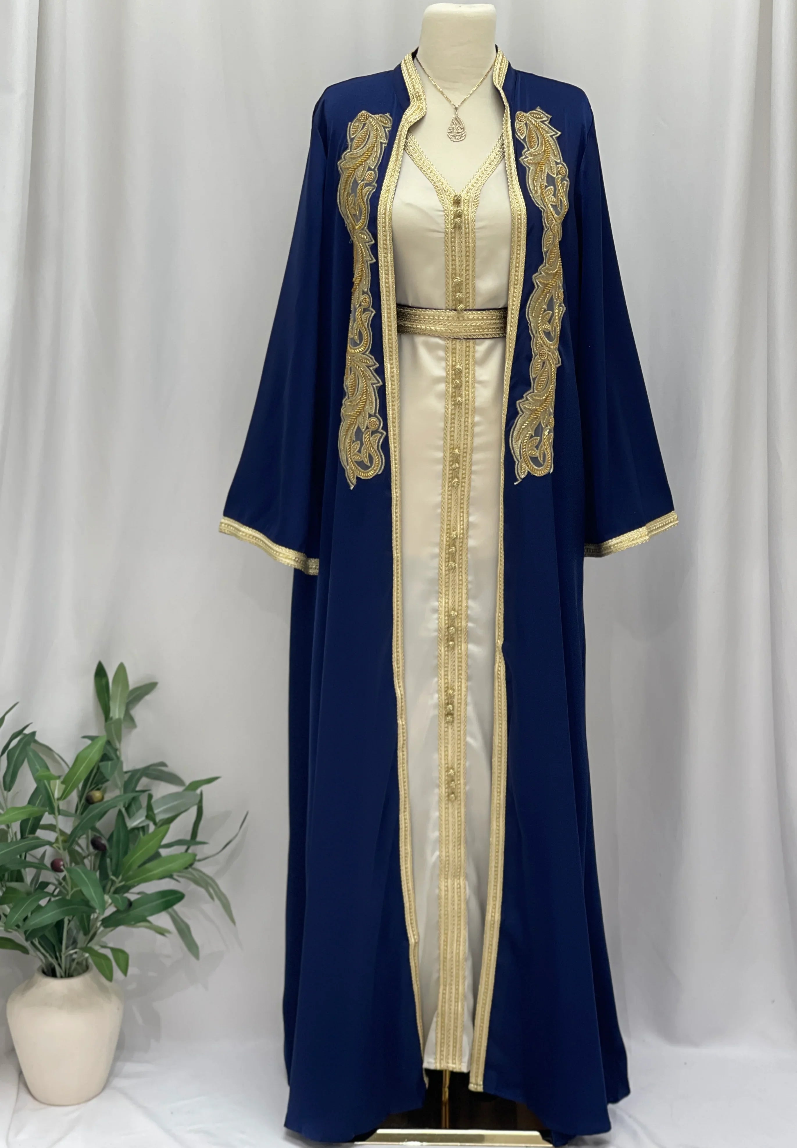 Royal Sapphire Ensemble kaftan