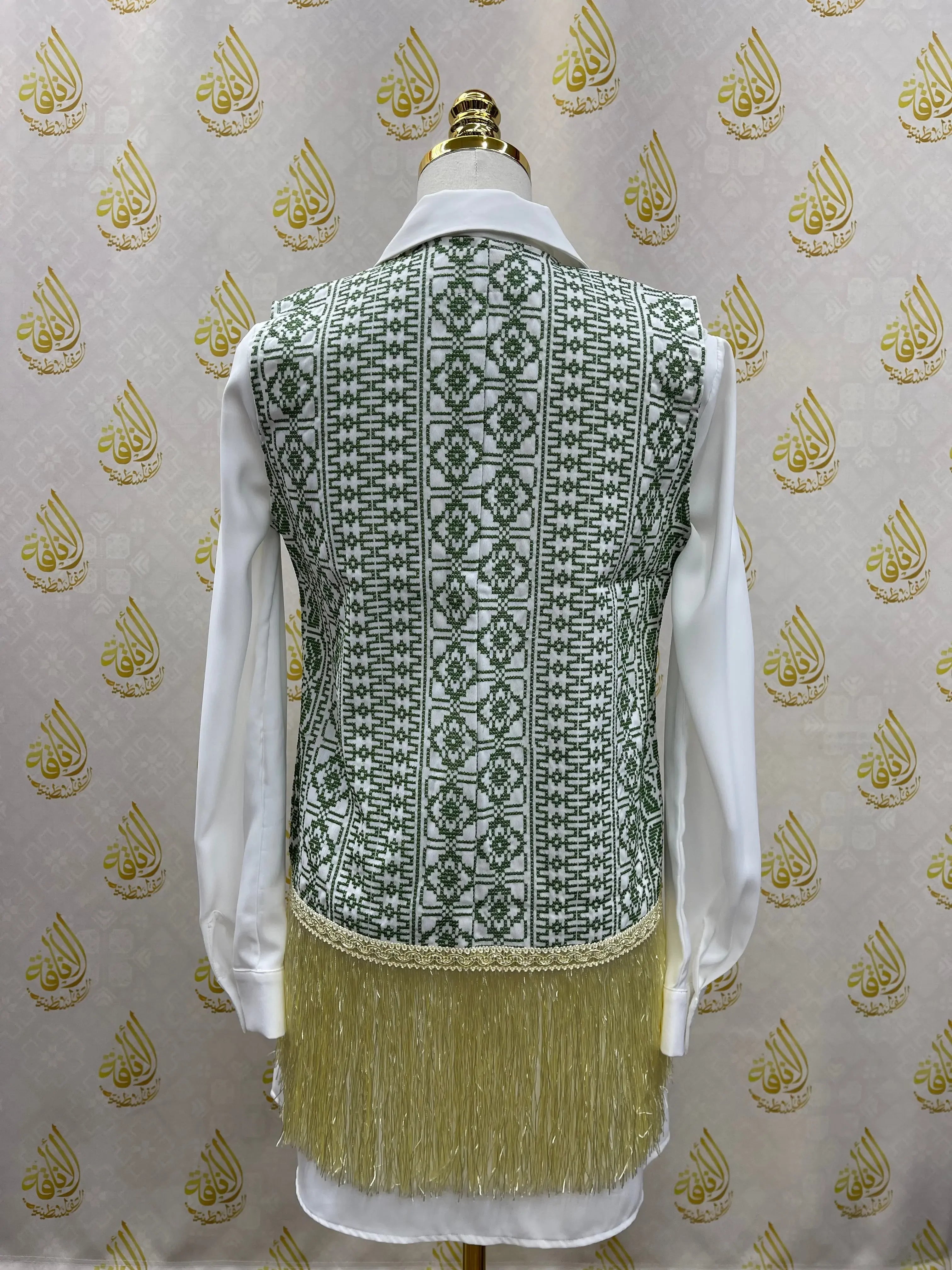Embroidery Tassel Vest: Timeless Elegance and Versatile Style Palestinian Elegance