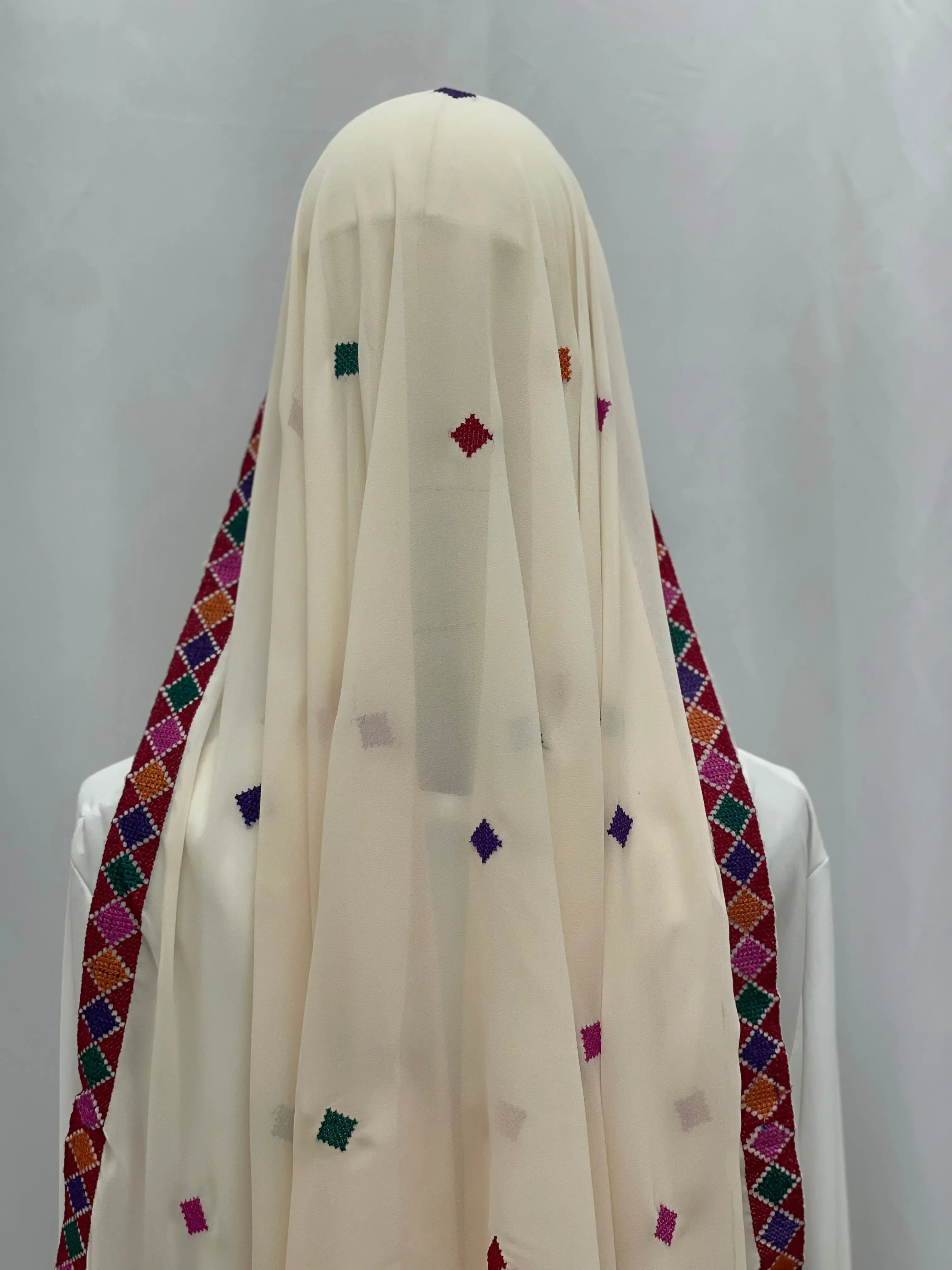 Timeless Sophistication: Embroidered Khirka Palestinian Elegance