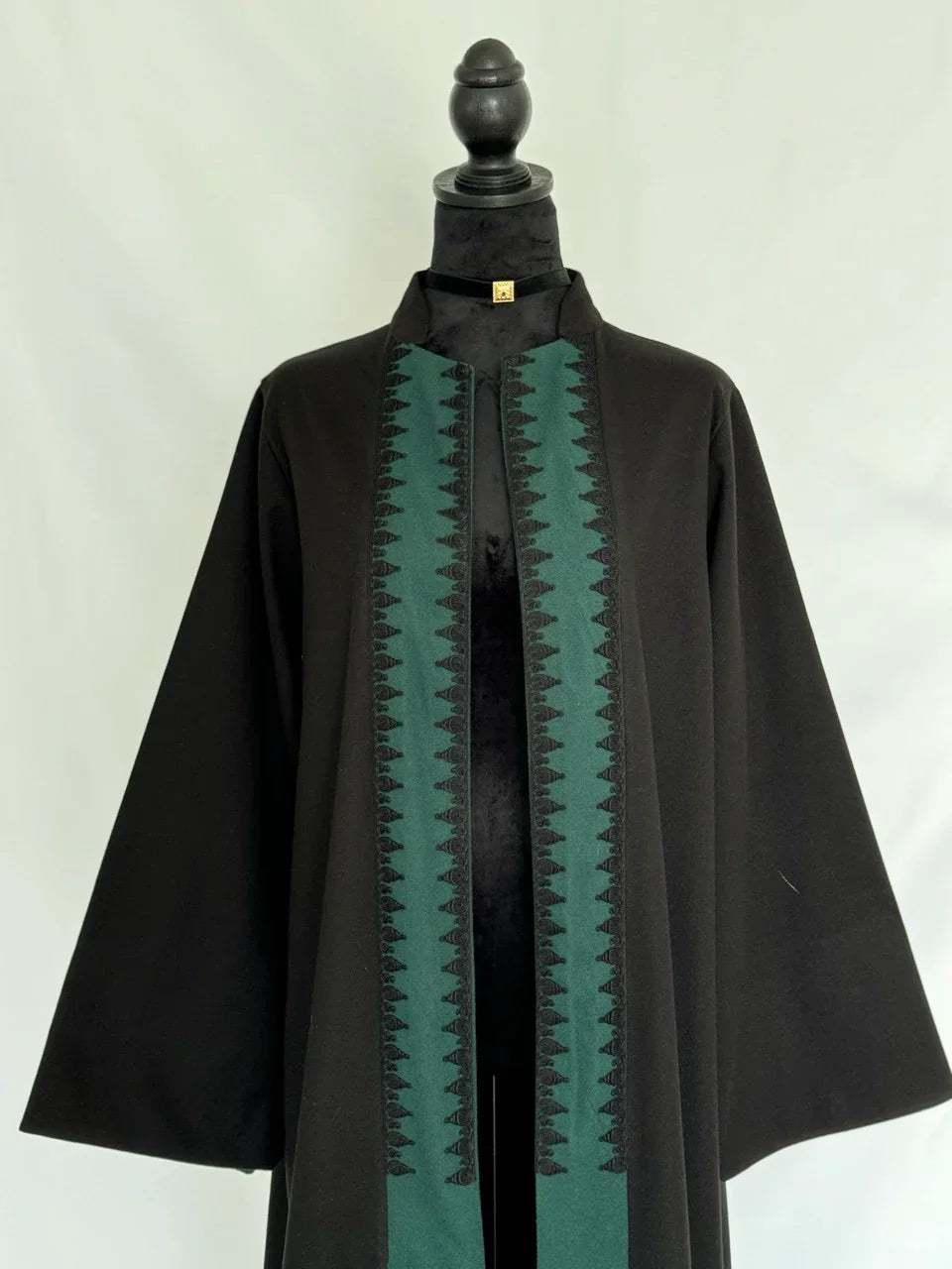 Moroccan Embroidery Kimono- designed in a classic open front silhouette