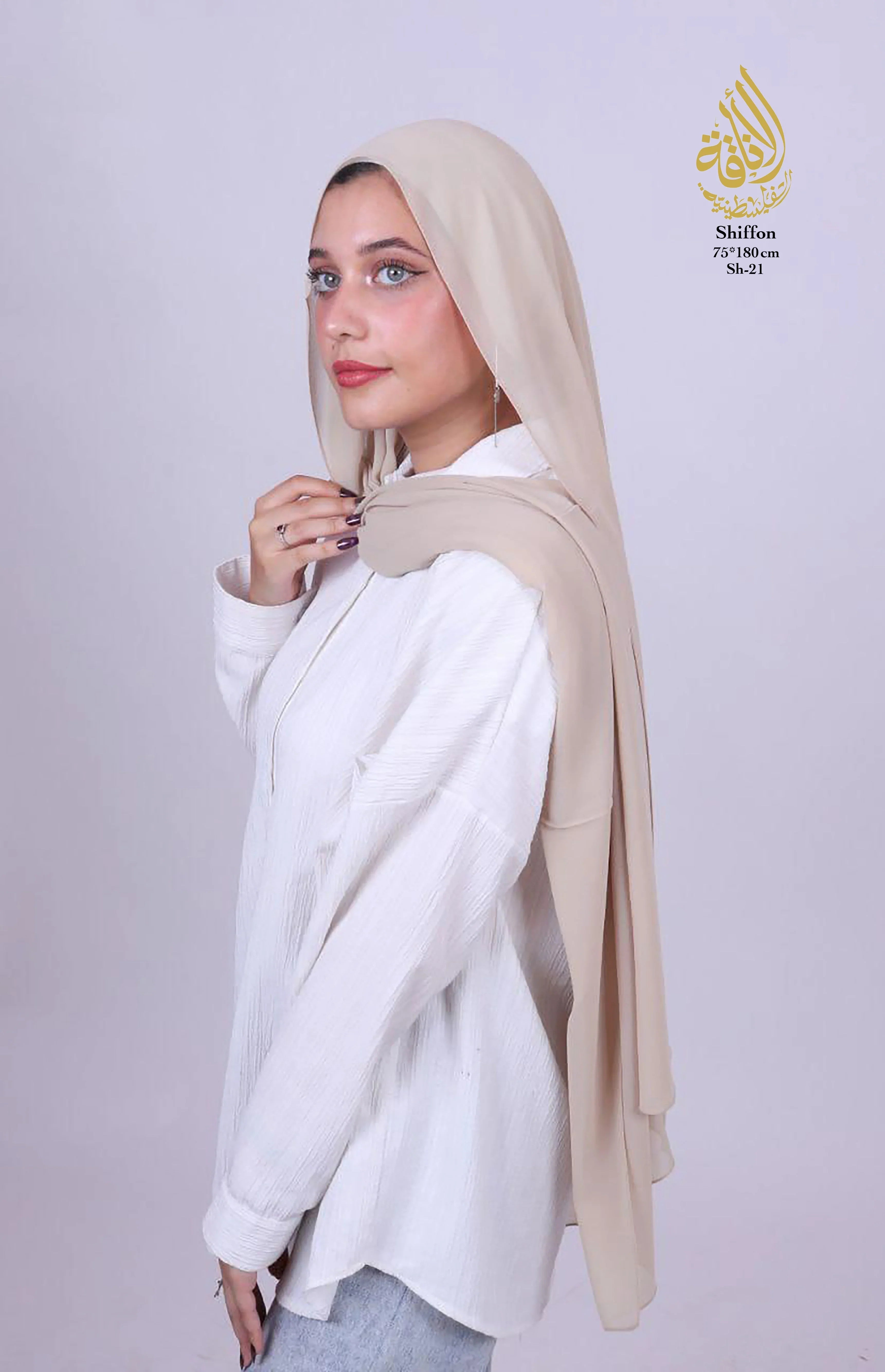 Soft Flow Chiffon Hijab – Premium Flowing Modest Fashion