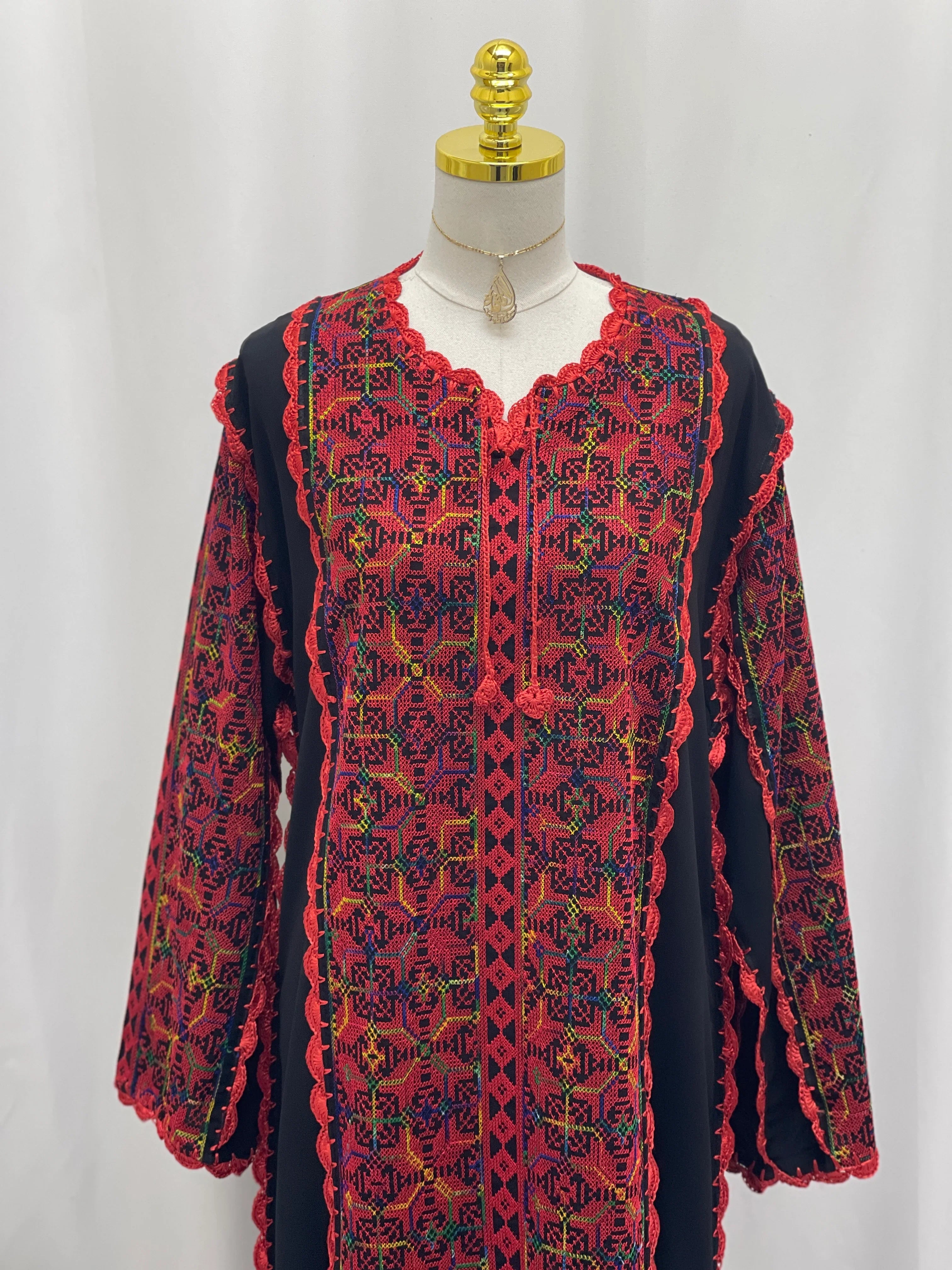 Heritage Threads Embroidered Abaya