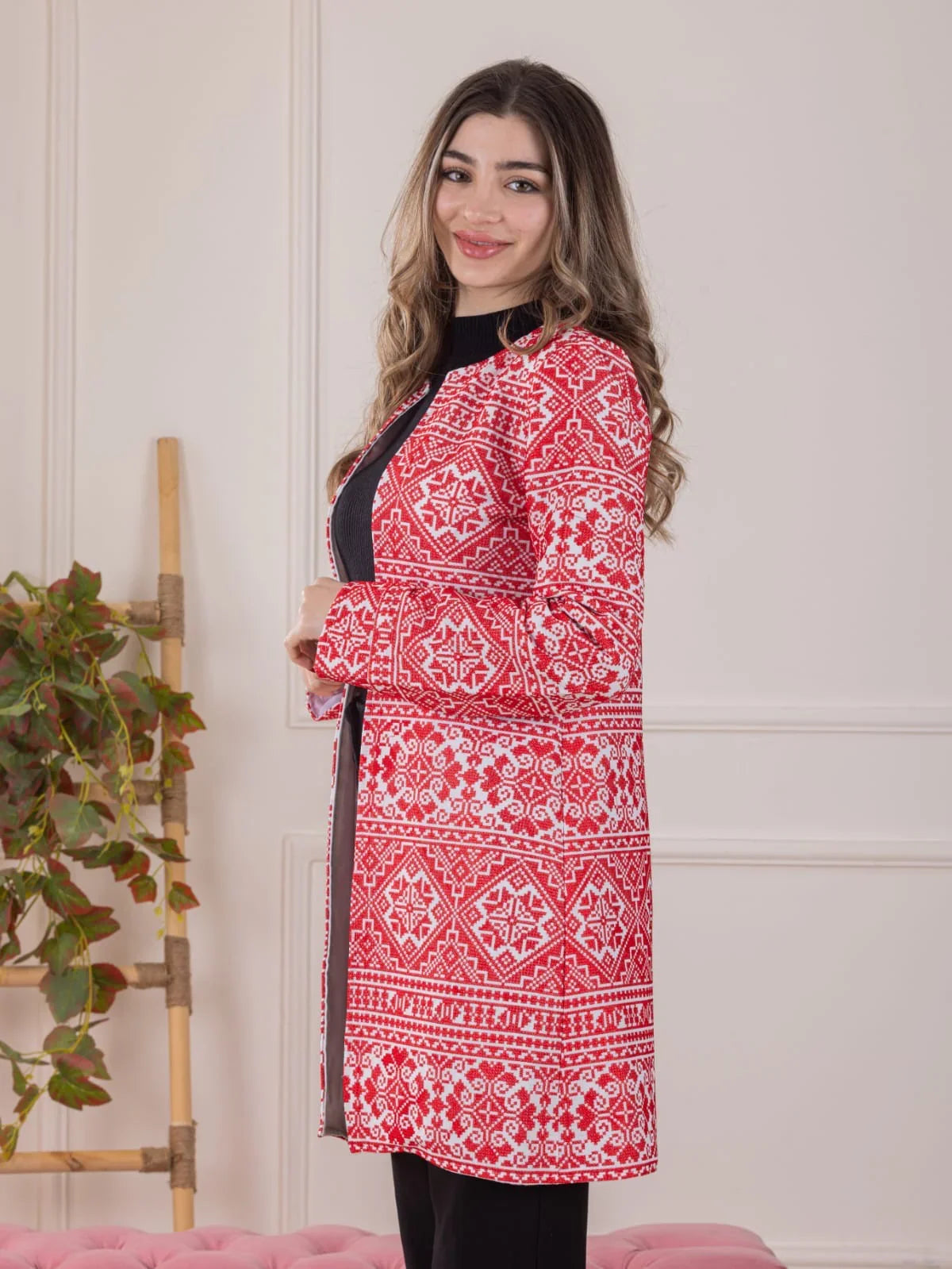 Heritage Weave Embroidered Jacket -Cultural Elegance