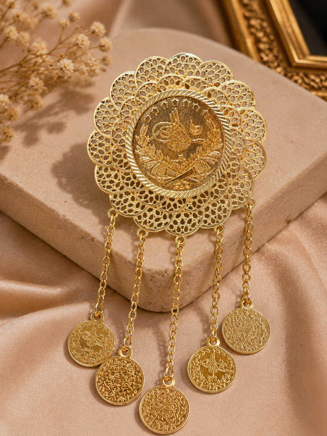 Ottoman Lira Heritage Brooch