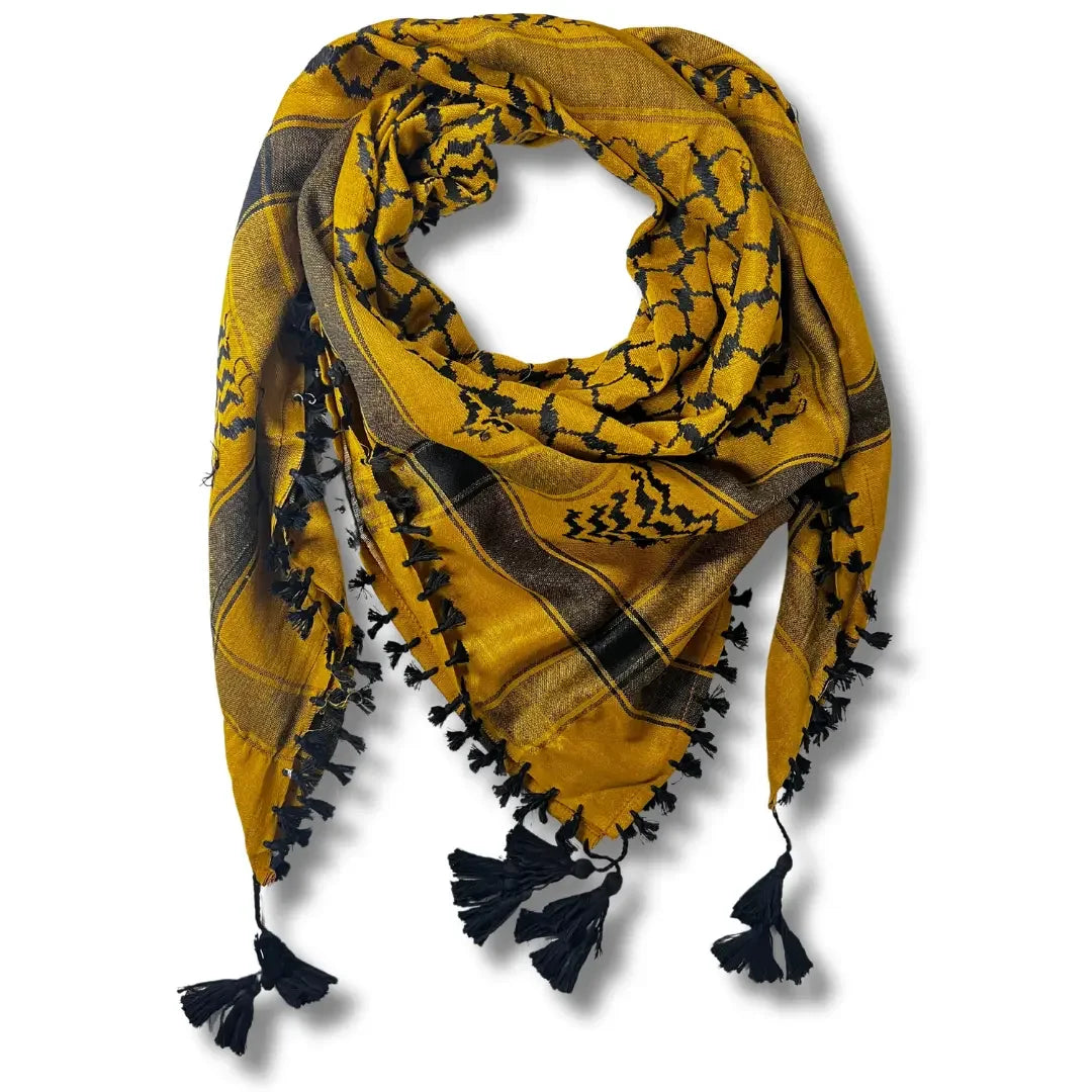 Colorful Kuffiyehs: Cultural Heritage and Versatile Style Palestinian Elegance