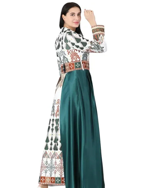 Modern Embroidery Thoub: Tradition Meets Contemporary Style Palestinian Elegance