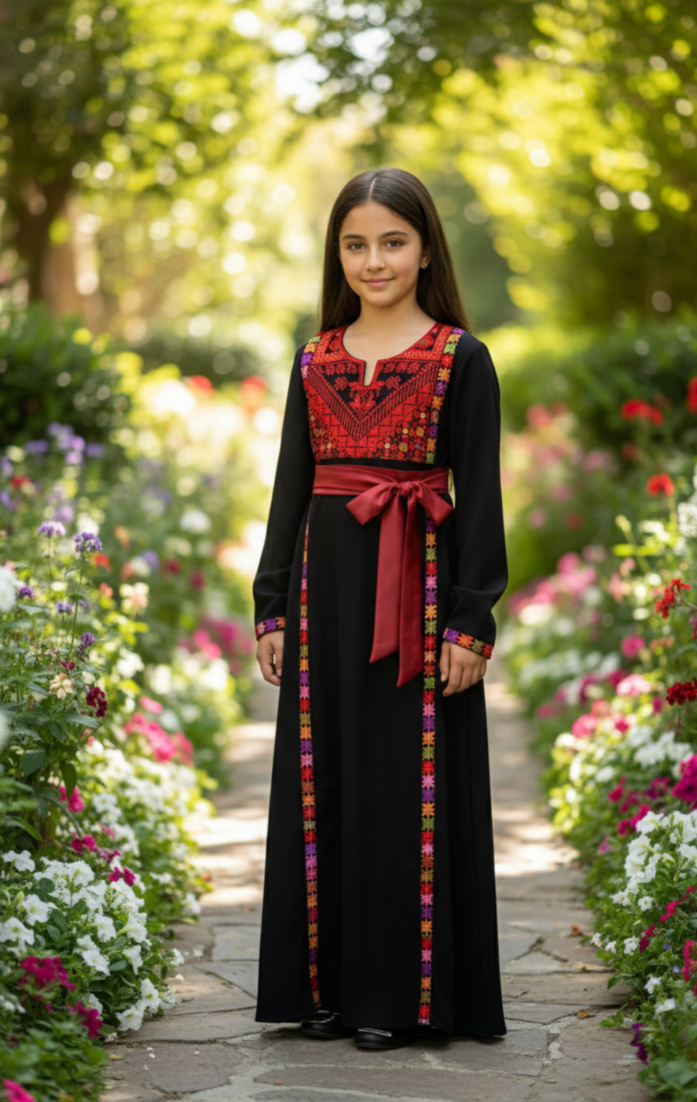 Little Heritage Bloom Dress – Timeless Cultural Kids Wear