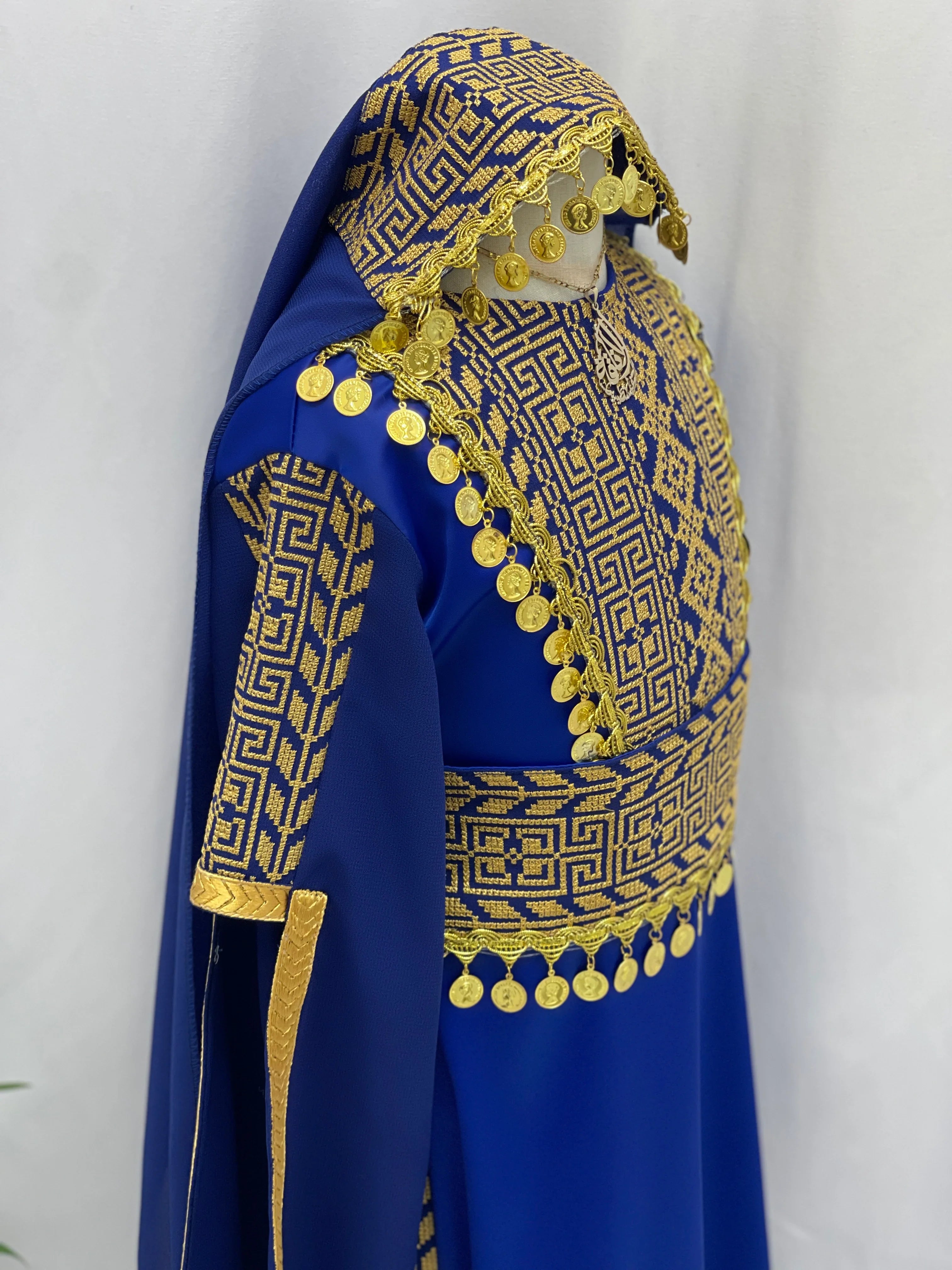 Heritage Coin Embroidered Girls Thobe Set