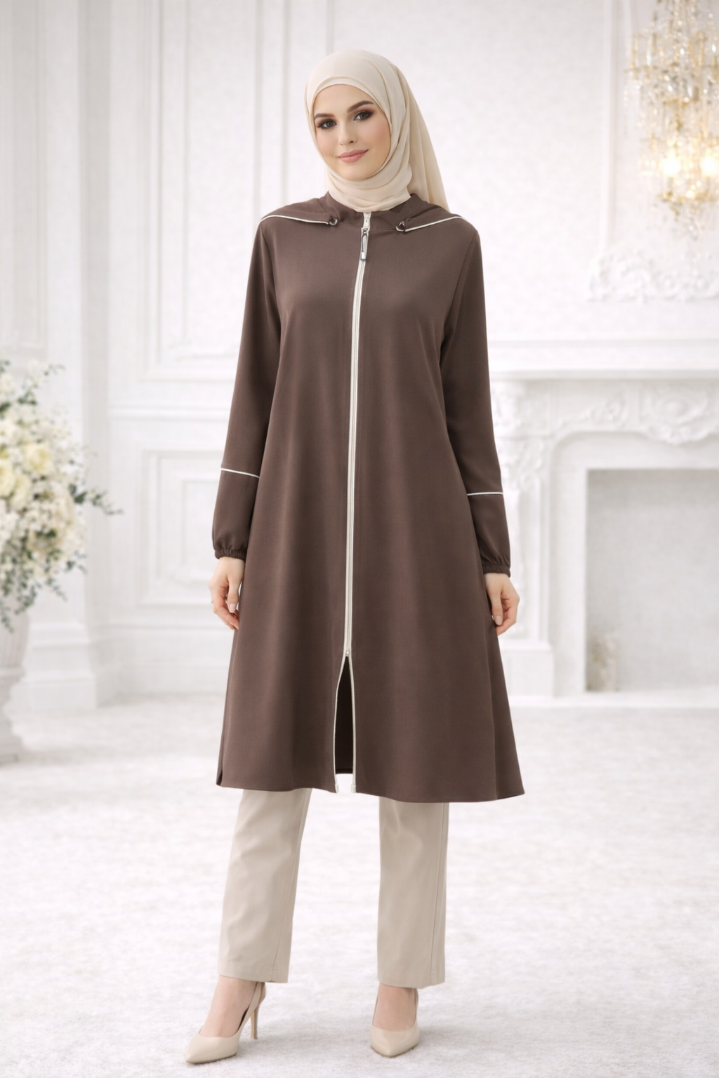Iman Hooded Long Tunic: Comfort Meets Chic Style