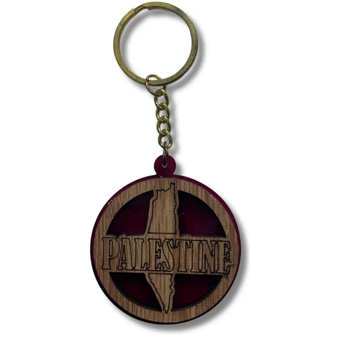 Palestine Keychain Accessory – Handmade Cultural Elegance Palestinian Elegance
