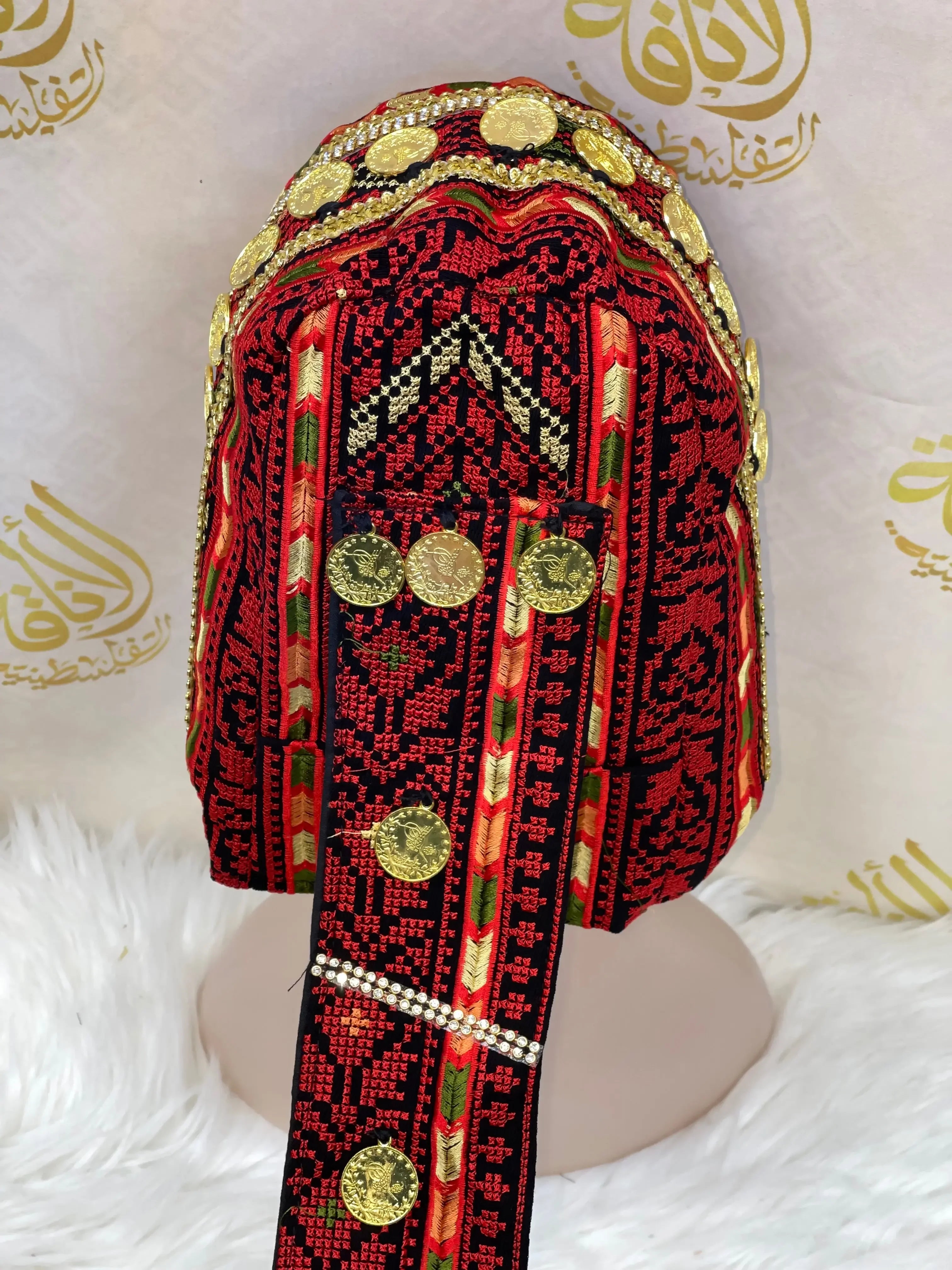 High Quality Head Piece Lerat: Luxurious Comfort and Elegant Style Palestinian Elegance
