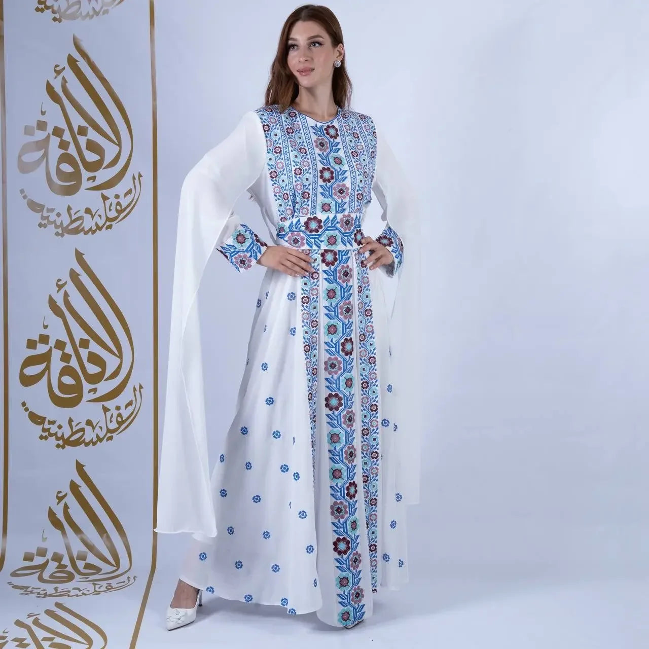 Embroidery Stylish Dress: Sophistication and Elegance Palestinian Elegance