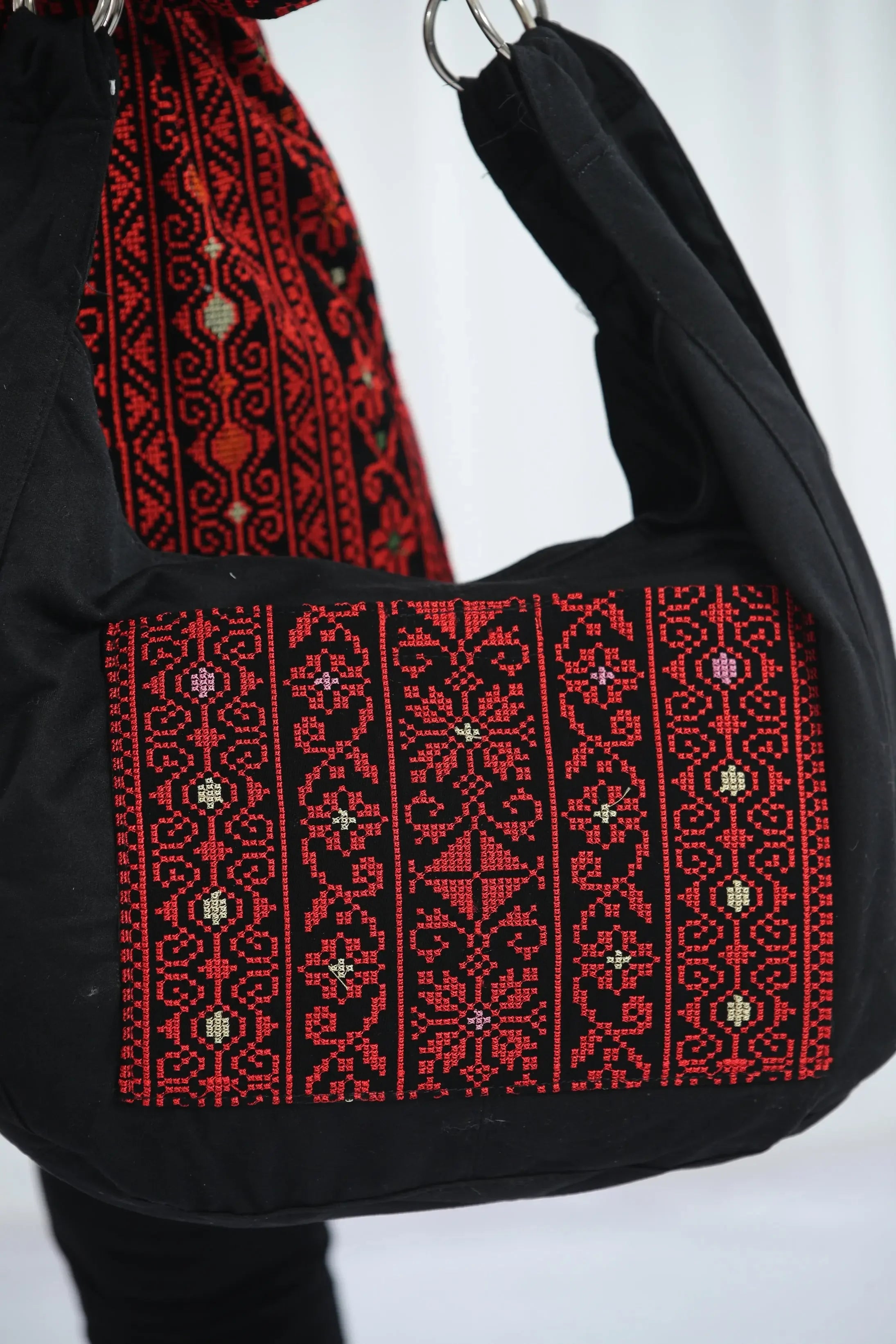 High-Quality Tatreez Design Tote Bag: Spacious and Stylish Shoulder Bag Representing Palestine Palestinian Elegance