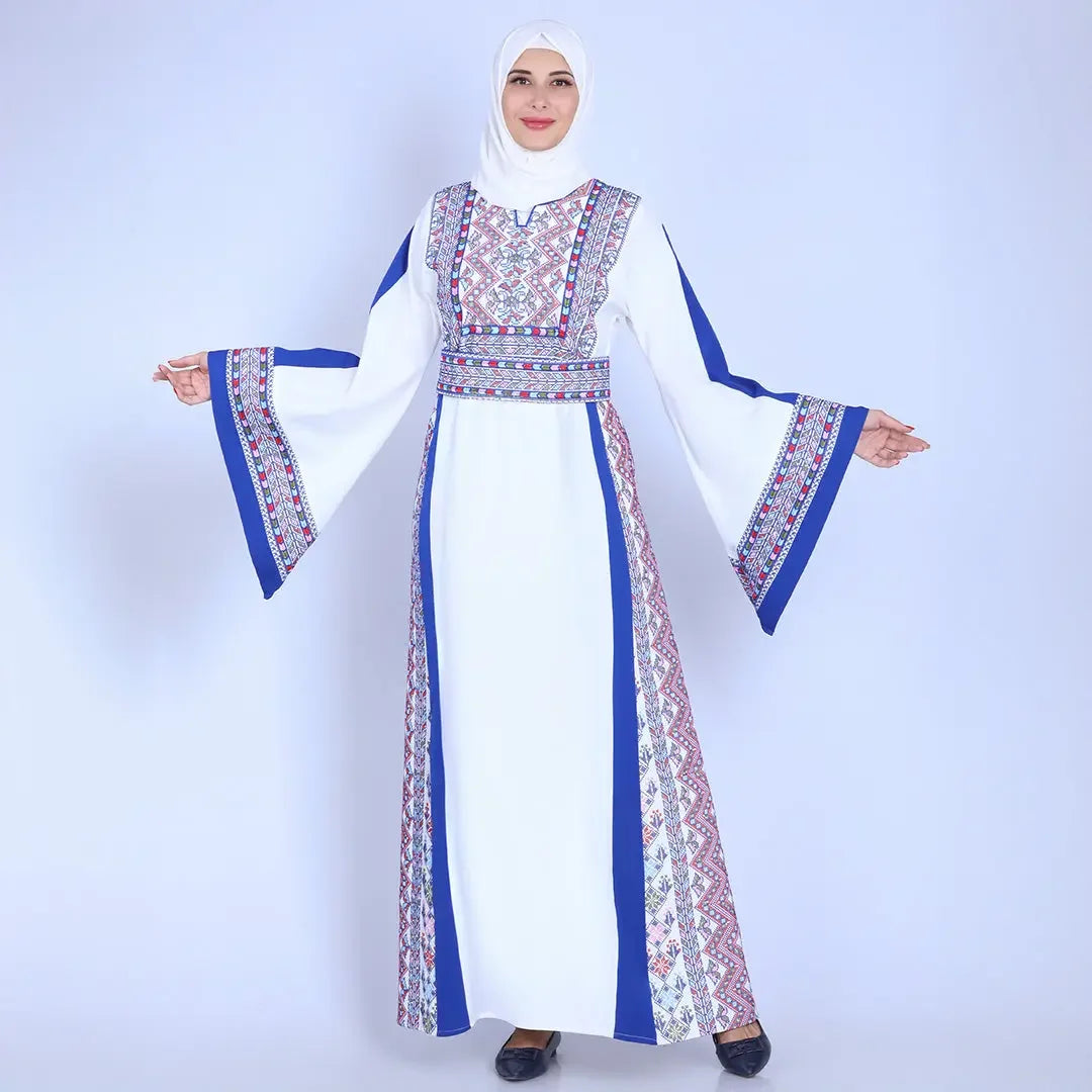 Hiba Unique Embroidery Thoub: Elegance and Cultural Heritage Palestinian Elegance