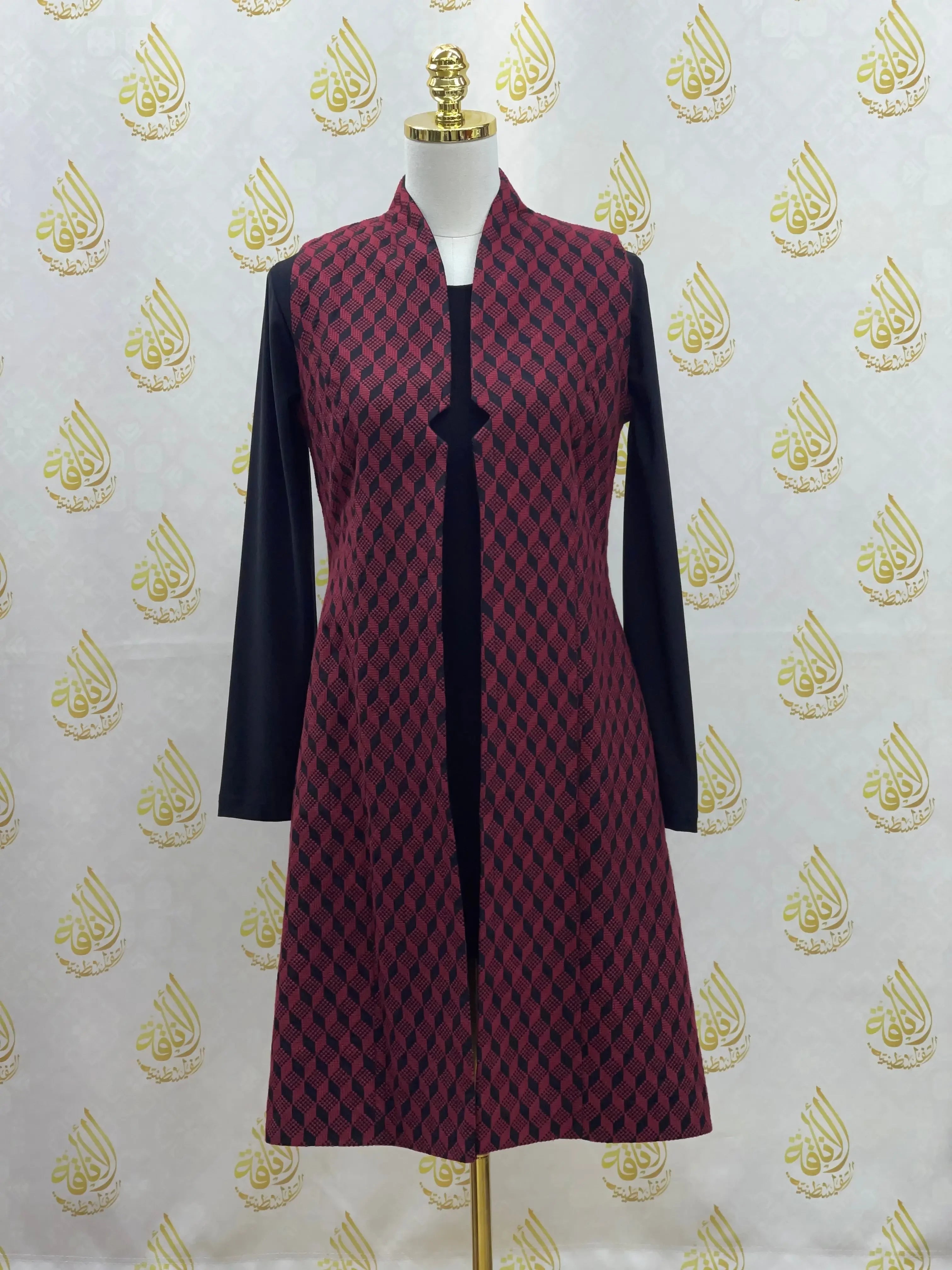 Embroidery Long Vest: Elegance and Versatile Style Palestinian Elegance