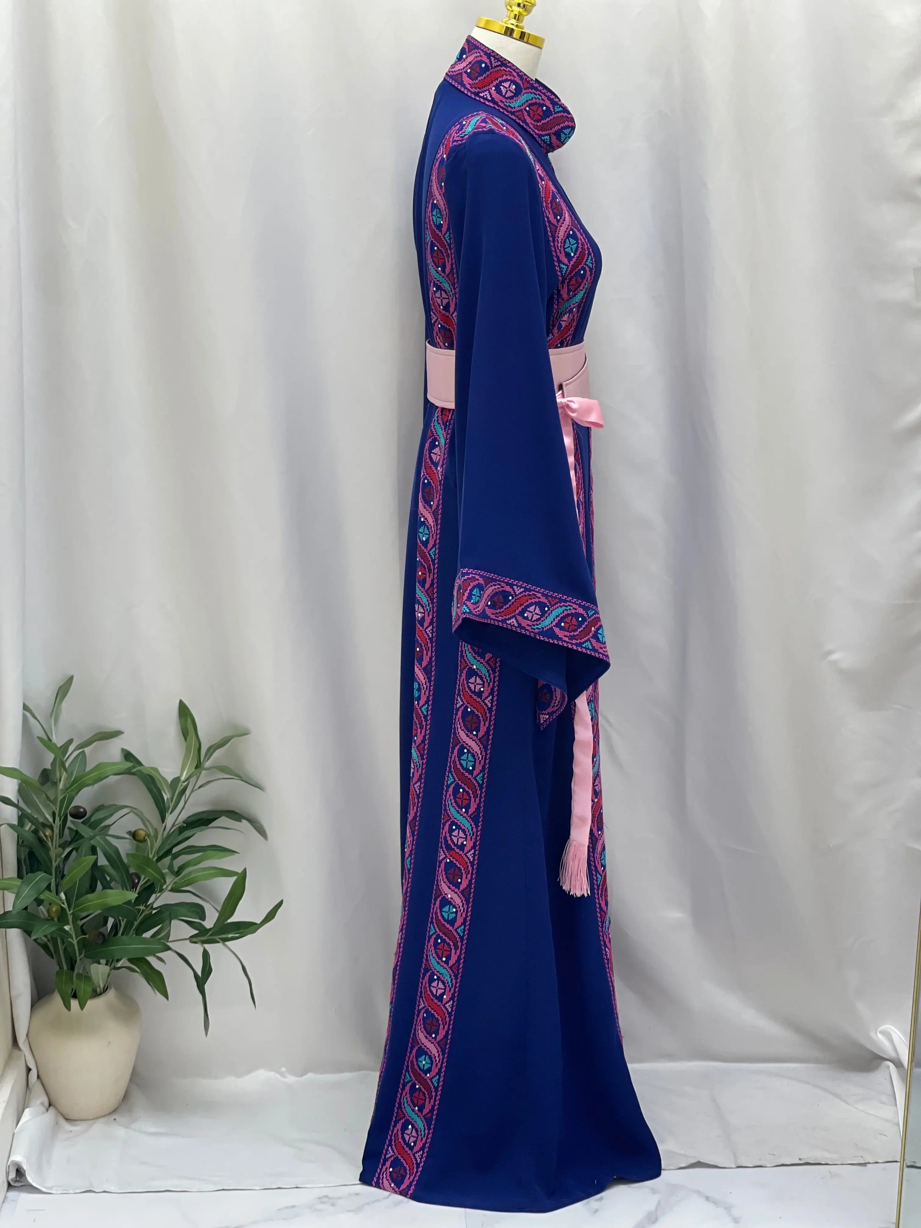 Royal Unique Embroidered Thoub - Timeless Elegance & Sophistication Palestinian Elegance