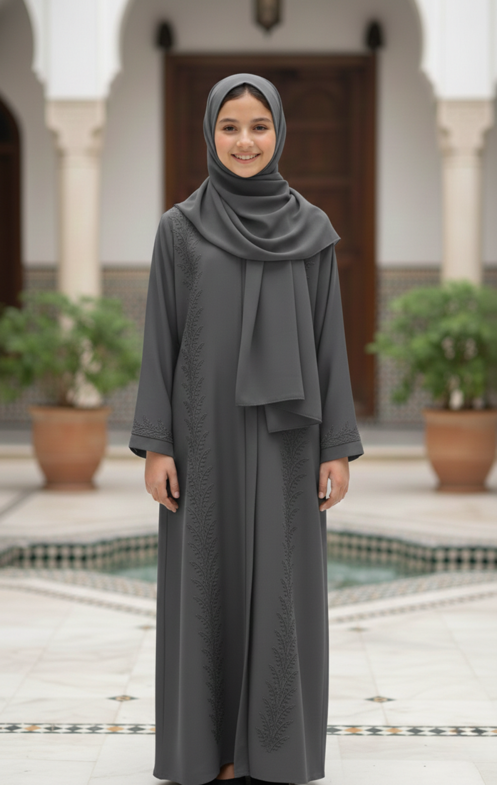 Sweet Modesty Abaya - Palestinian Elegance