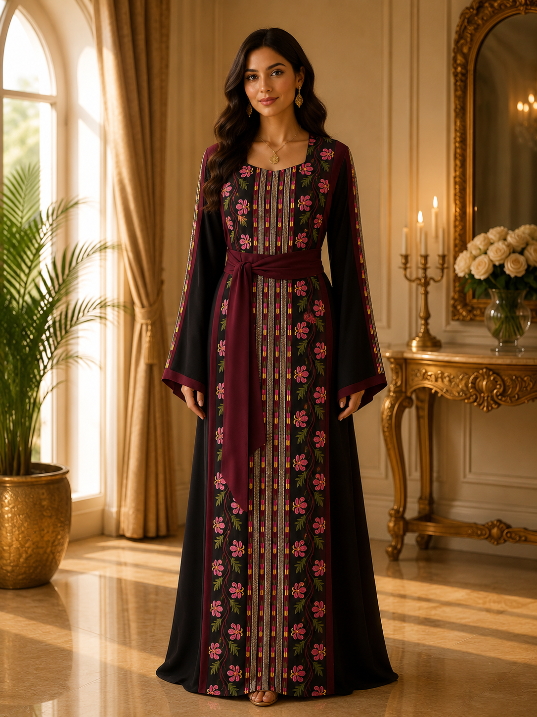 Thobe Areen With Manajel Beads