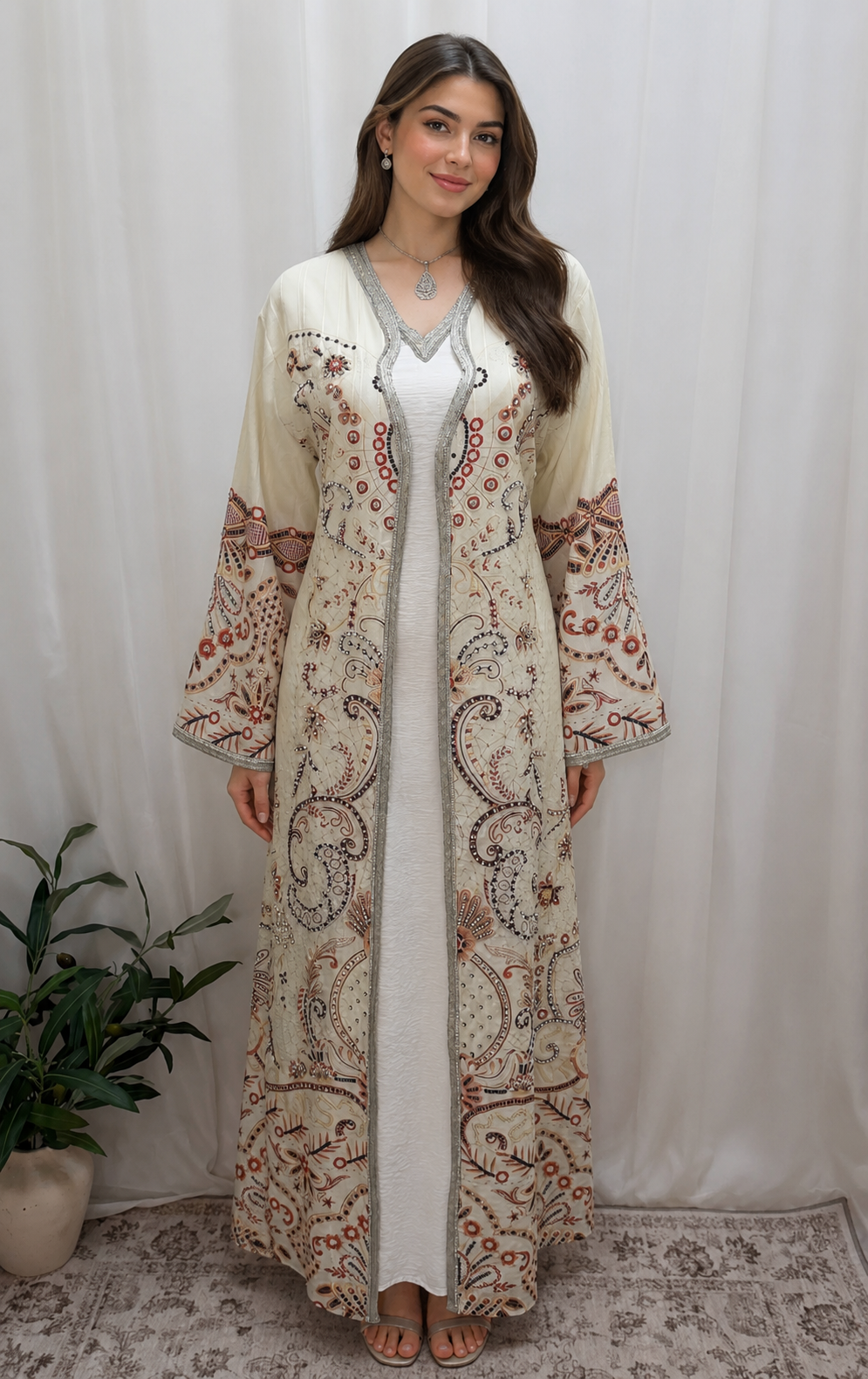 Pearl Luxe Abaya Set