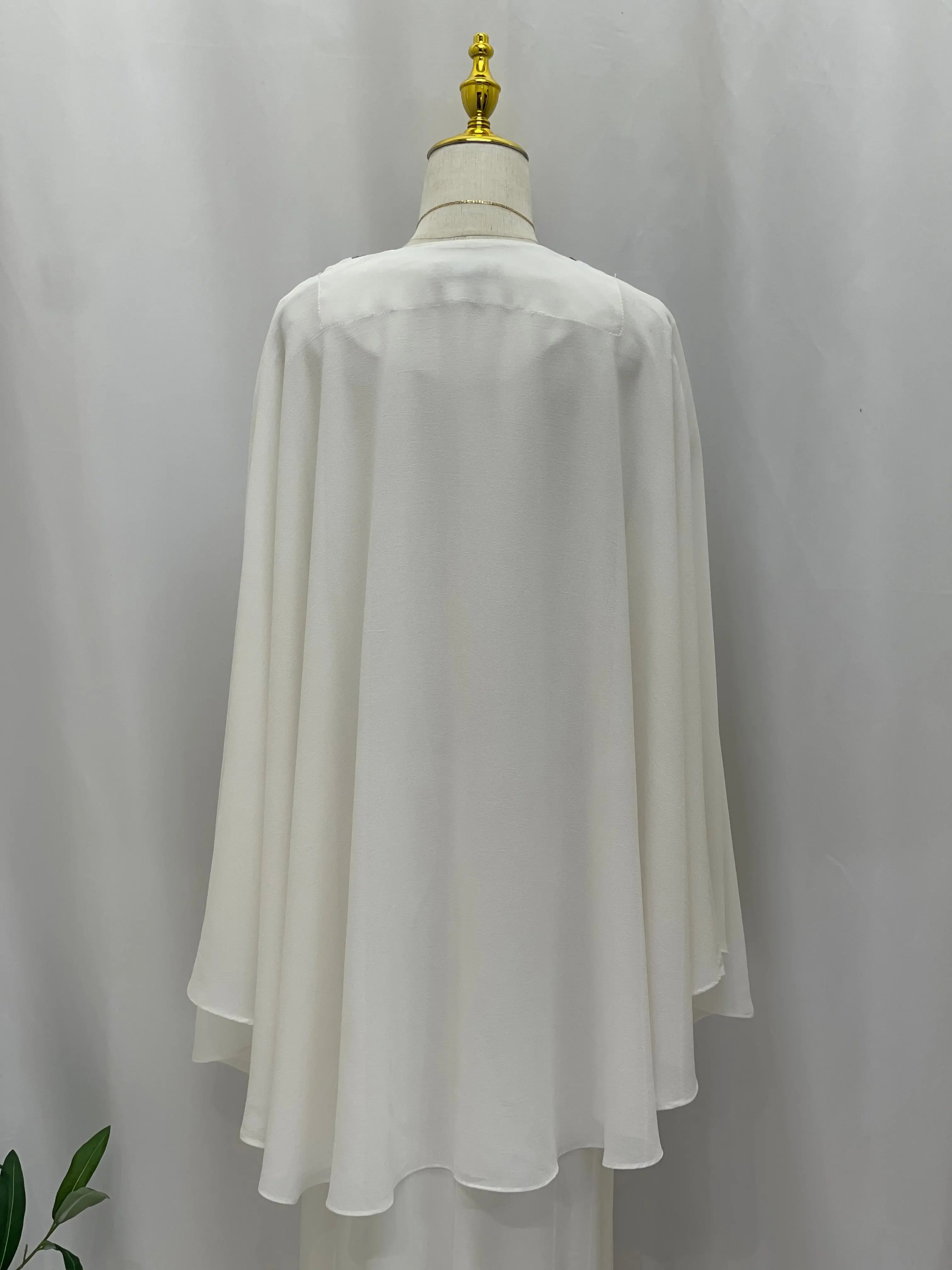 Palestinian Elegance 2 Piece Abaya Set with Embroidery Palestinian Elegance