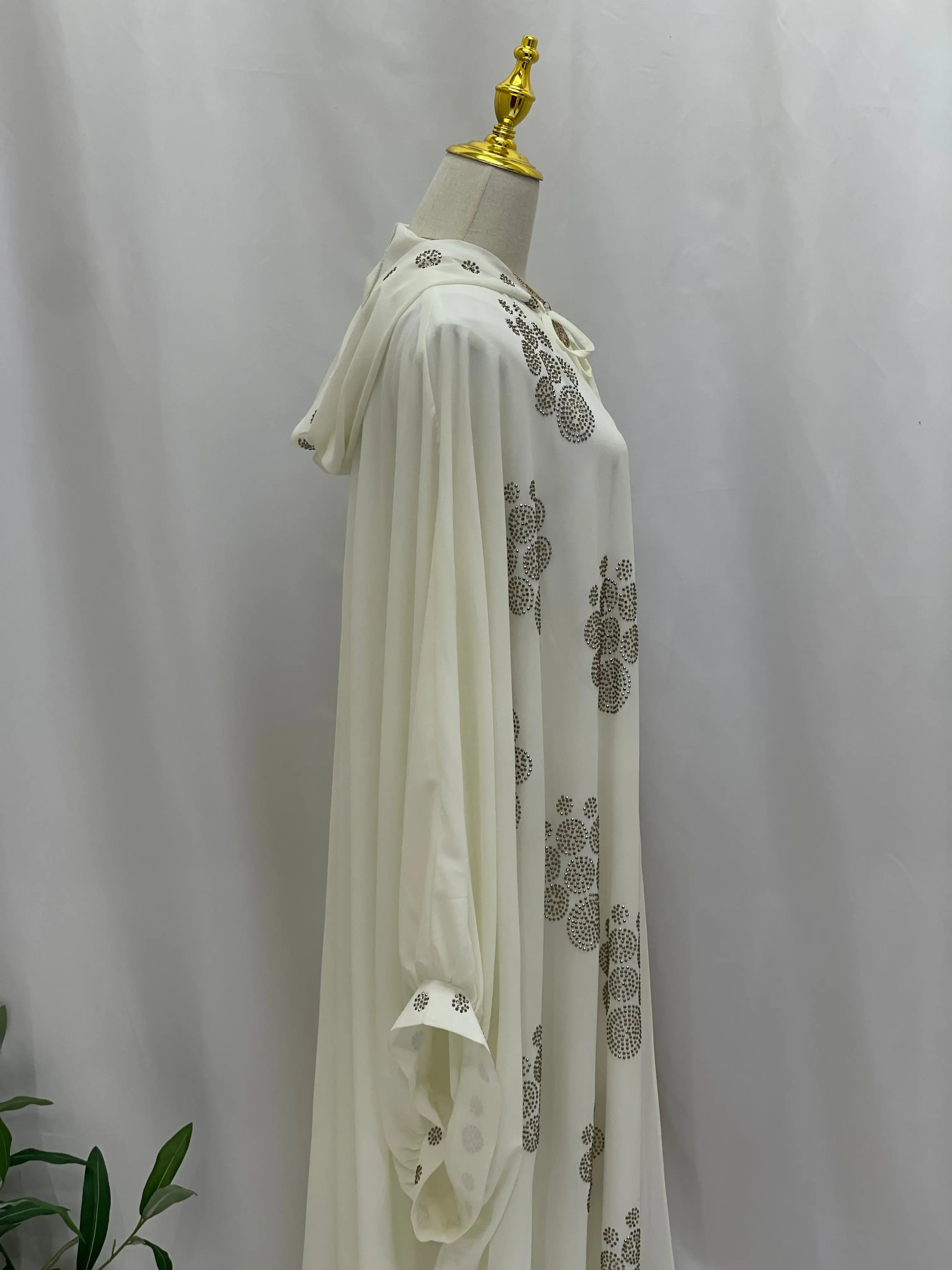 Palestinian Elegance 2 Piece Abaya Set with Embroidery Palestinian Elegance