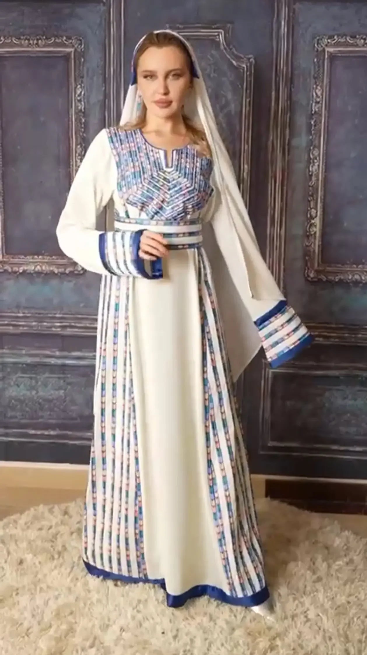 Sabala Embroidery Thoub: Exquisite Craftsmanship and Timeless Elegance Palestinian Elegance