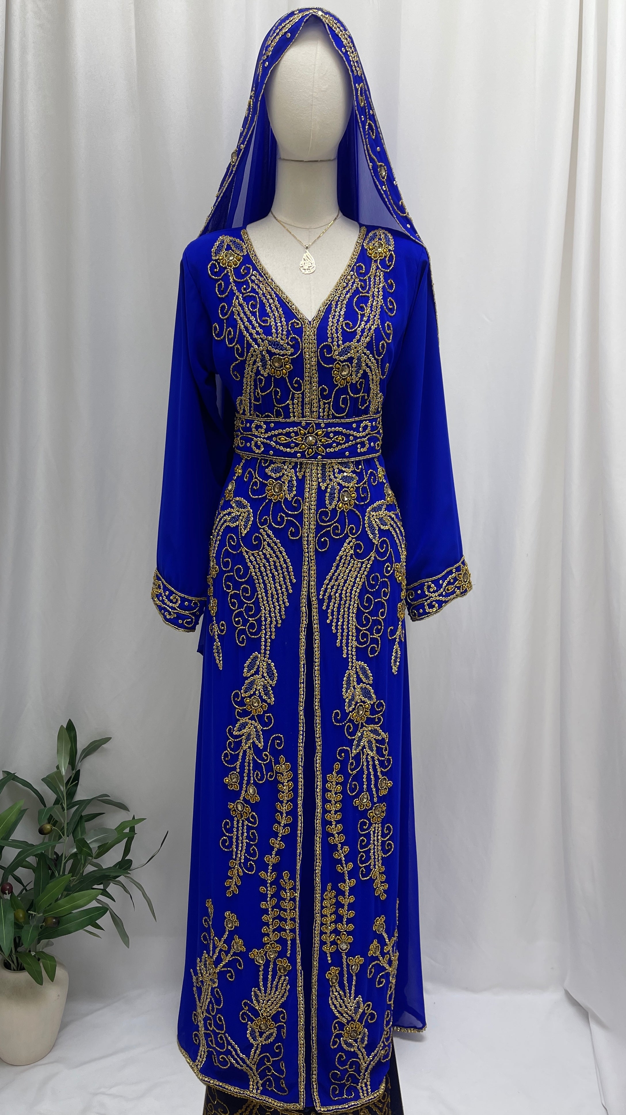 Royal Sapphire Kaftan