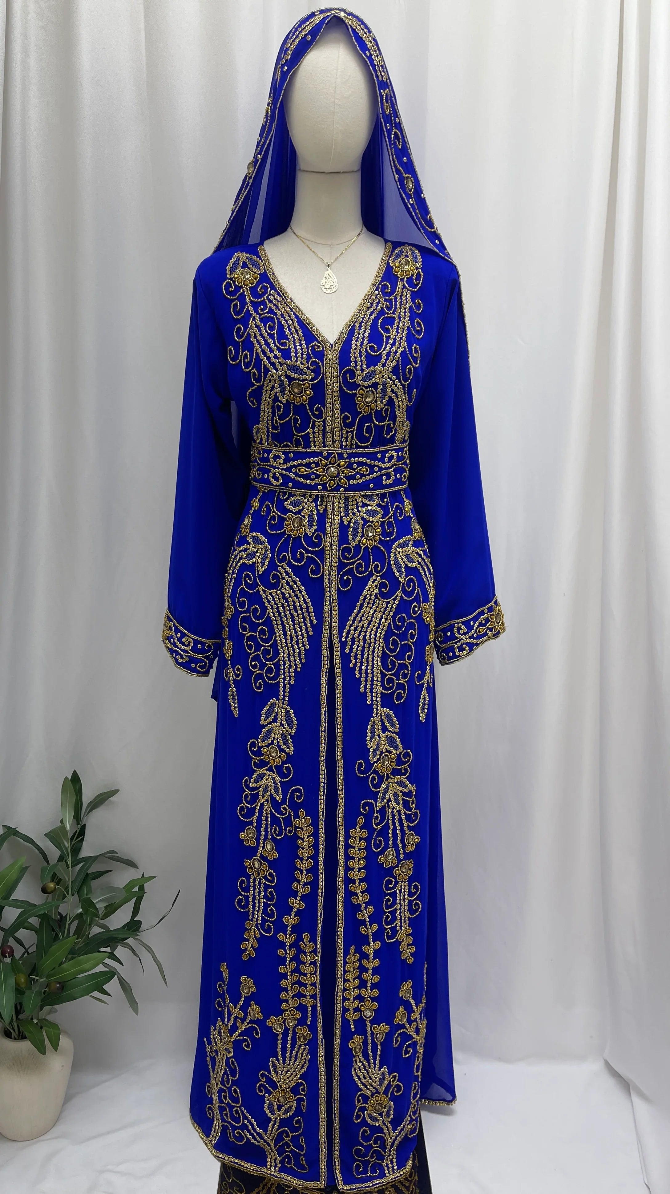 Royal Sapphire Kaftan
