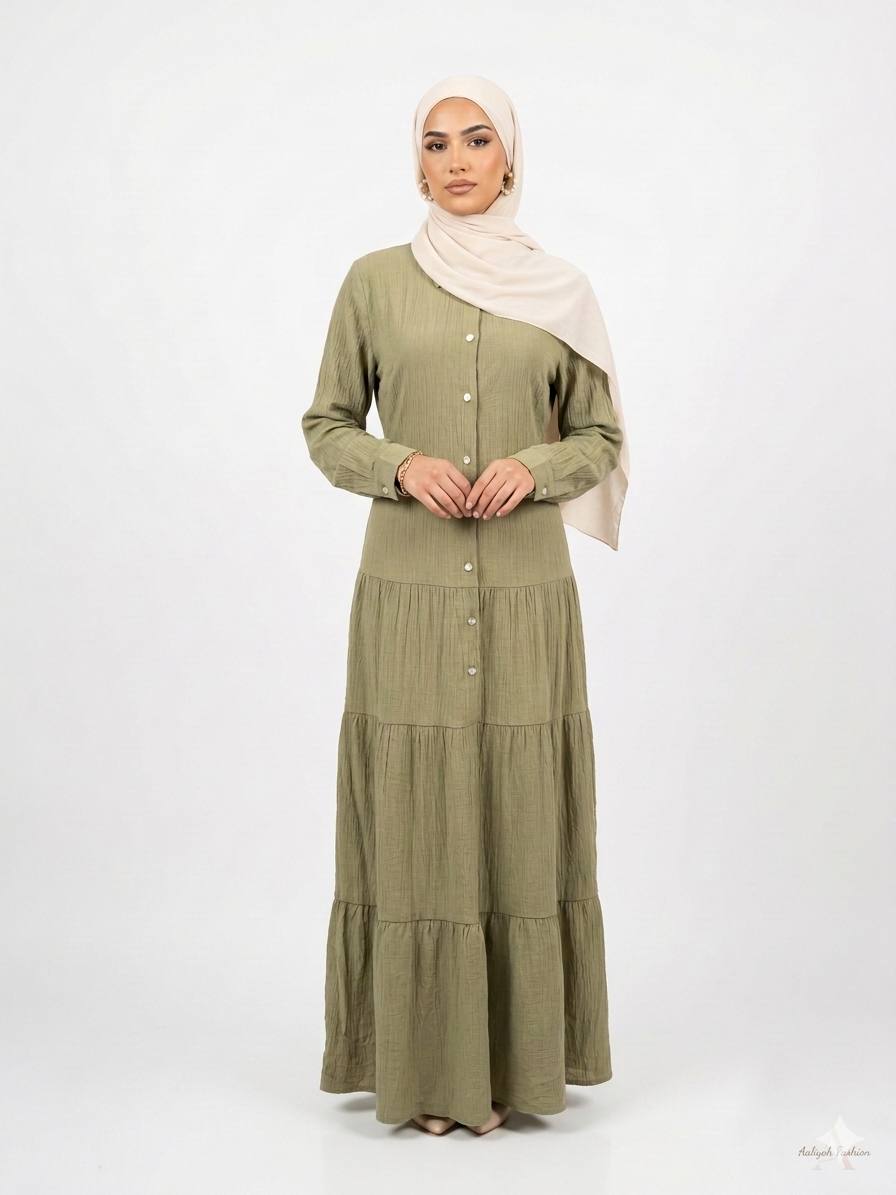 Serene Breeze Tiered Dress