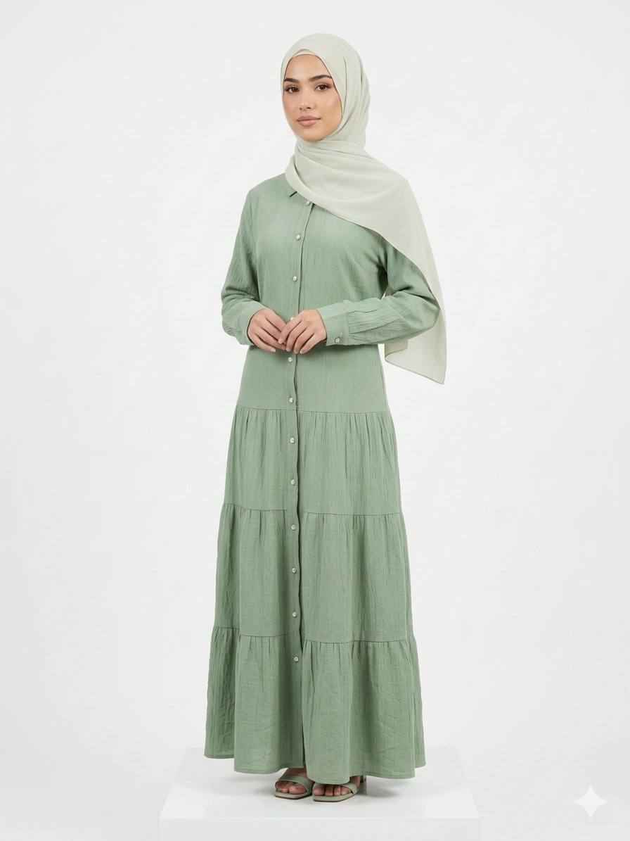 Serene Breeze Tiered Dress