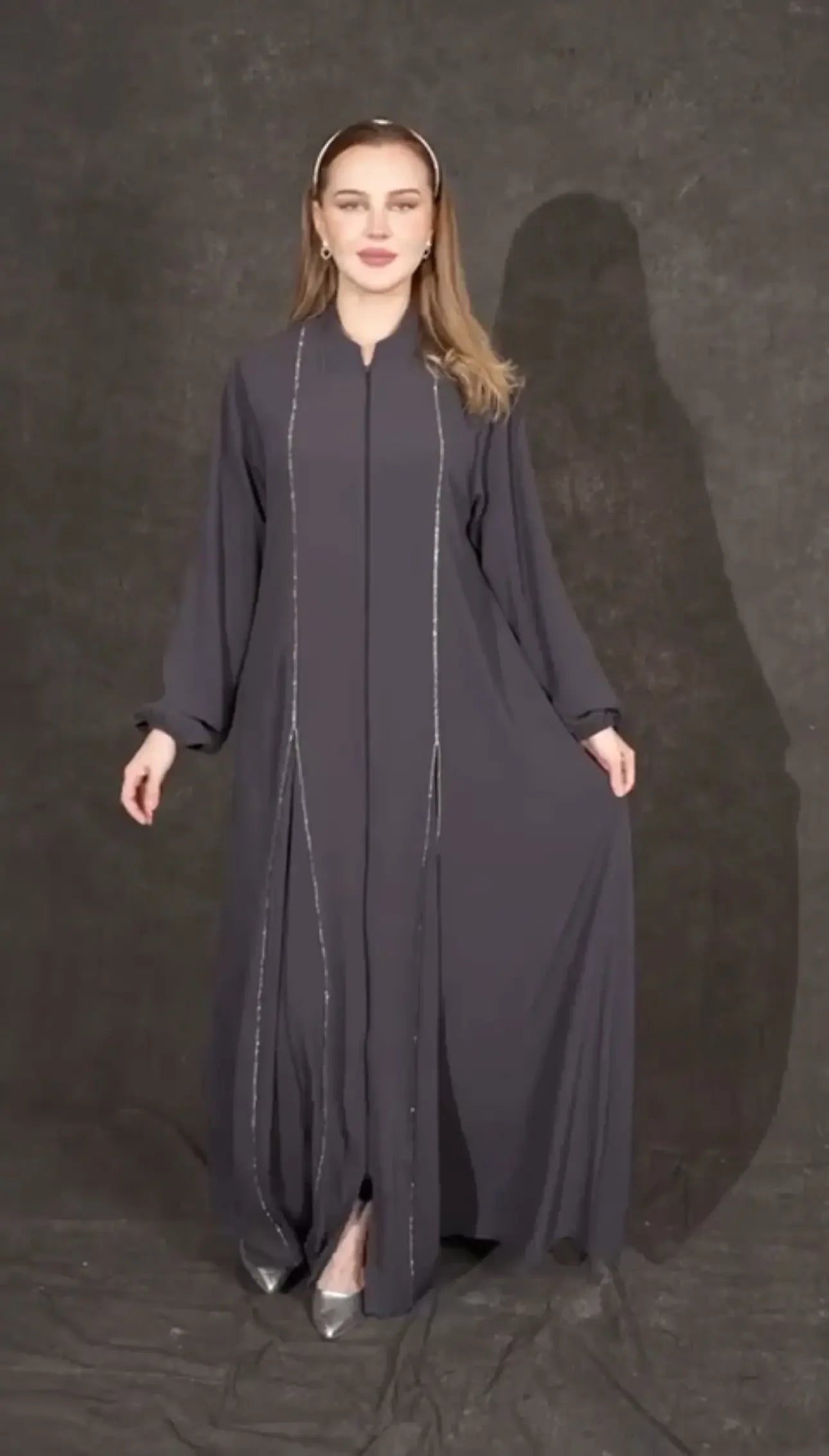 Maxi Yurio Abaya: Traditional Modesty Meets Modern Style - Palestinian Elegance