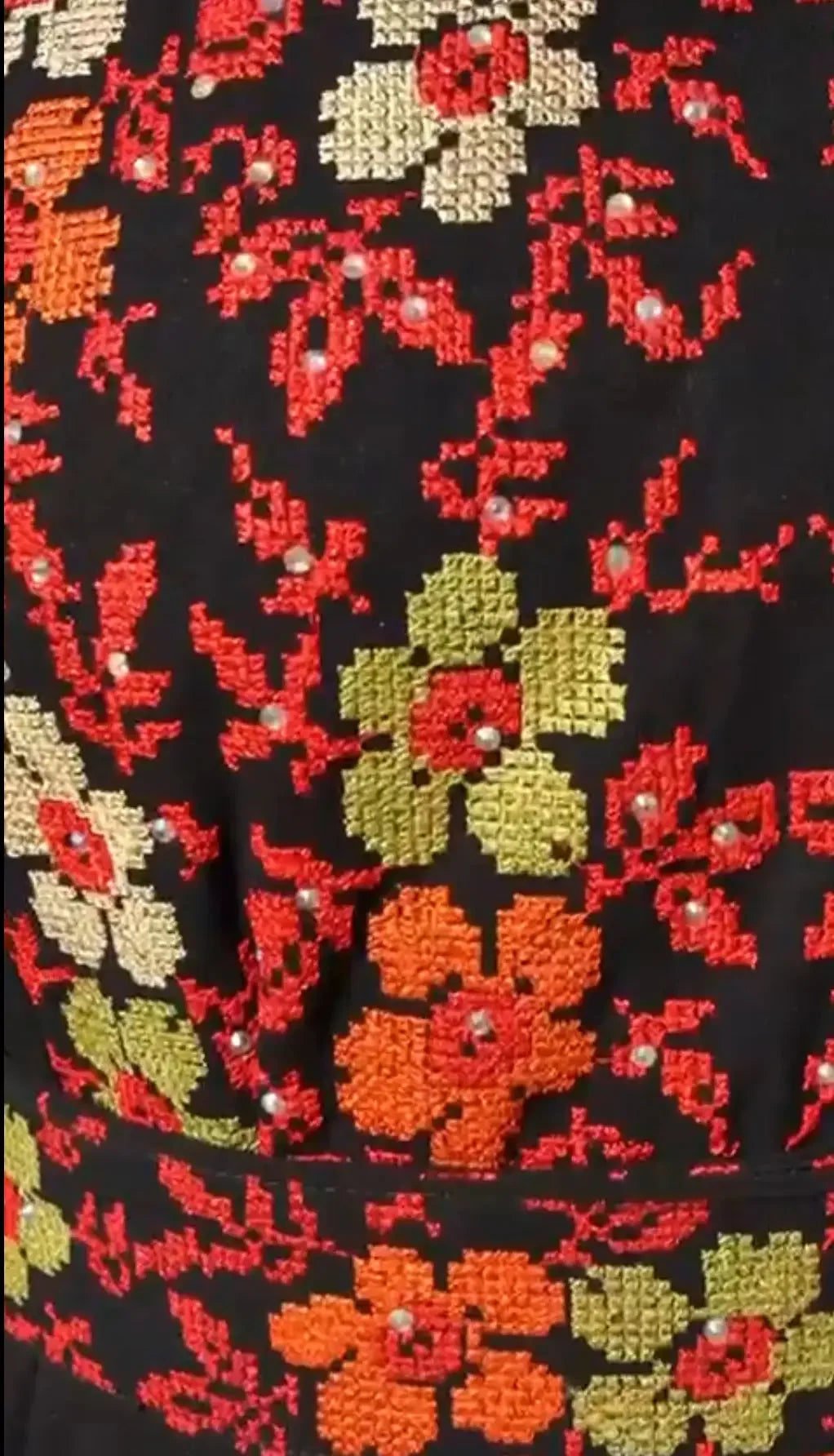 Elena Embroidery Wide Sleeves Dress: Feminine Grace and Effortless Style Palestinian Elegance