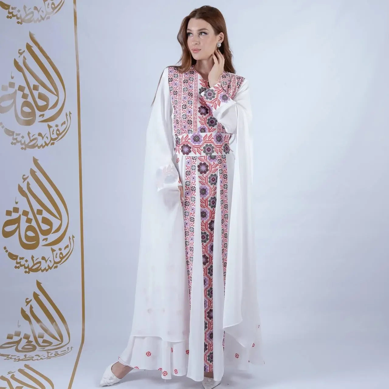 Embroidery Stylish Dress: Sophistication and Elegance Palestinian Elegance