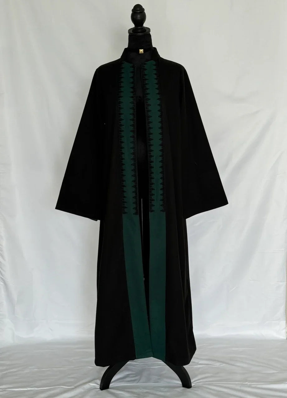 Moroccan Embroidery Kimono- designed in a classic open front silhouette