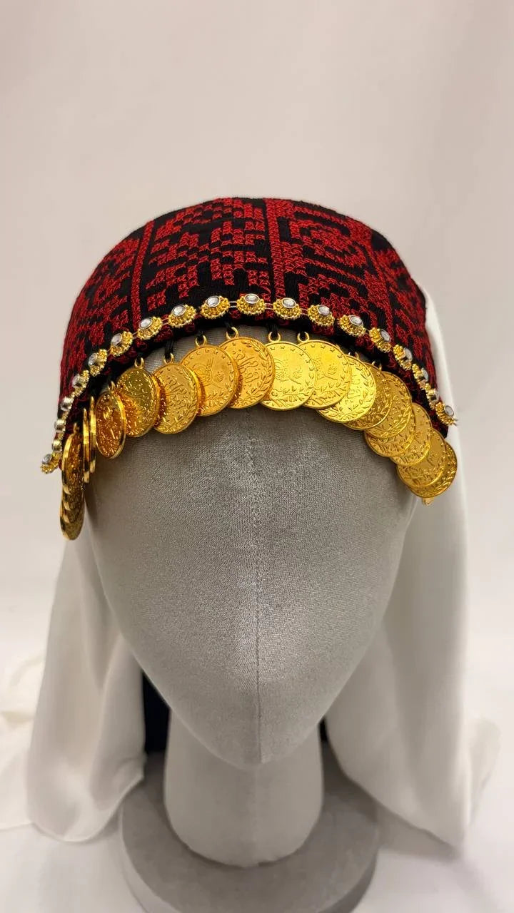 Girls Tatreez Head Lerat: Cultural Elegance and Style for Young Fashionistas - Palestinian Elegance