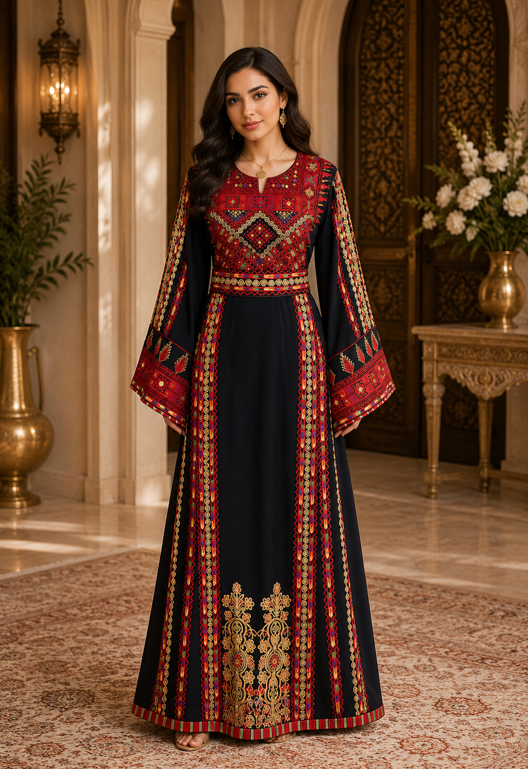 Almajed Embroidered Thoub: A Timeless Piece That Embodies Elegance And Majesty