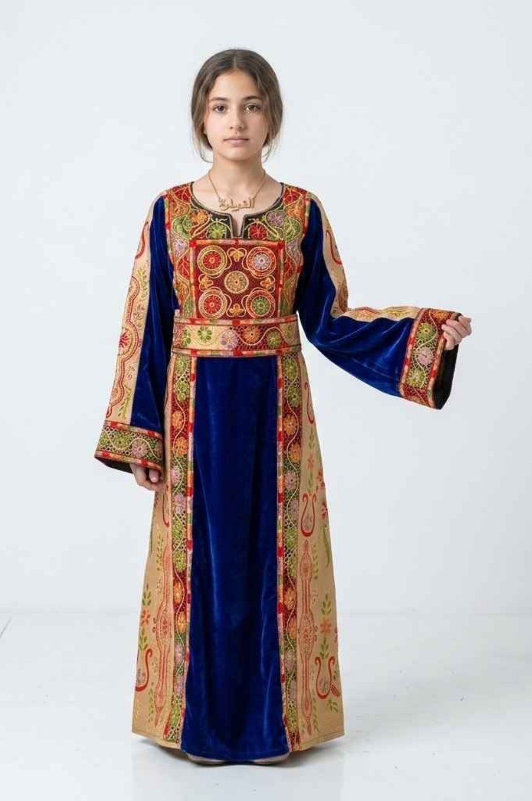Andaleeb Heritage Kids’ Velvet Thobe