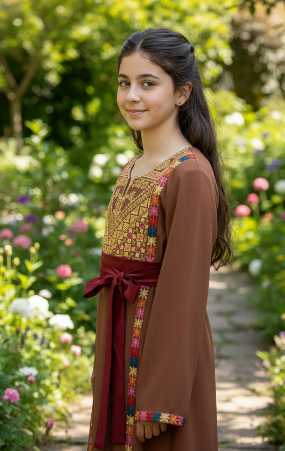 Little Heritage Bloom Dress – Timeless Cultural Kids Wear