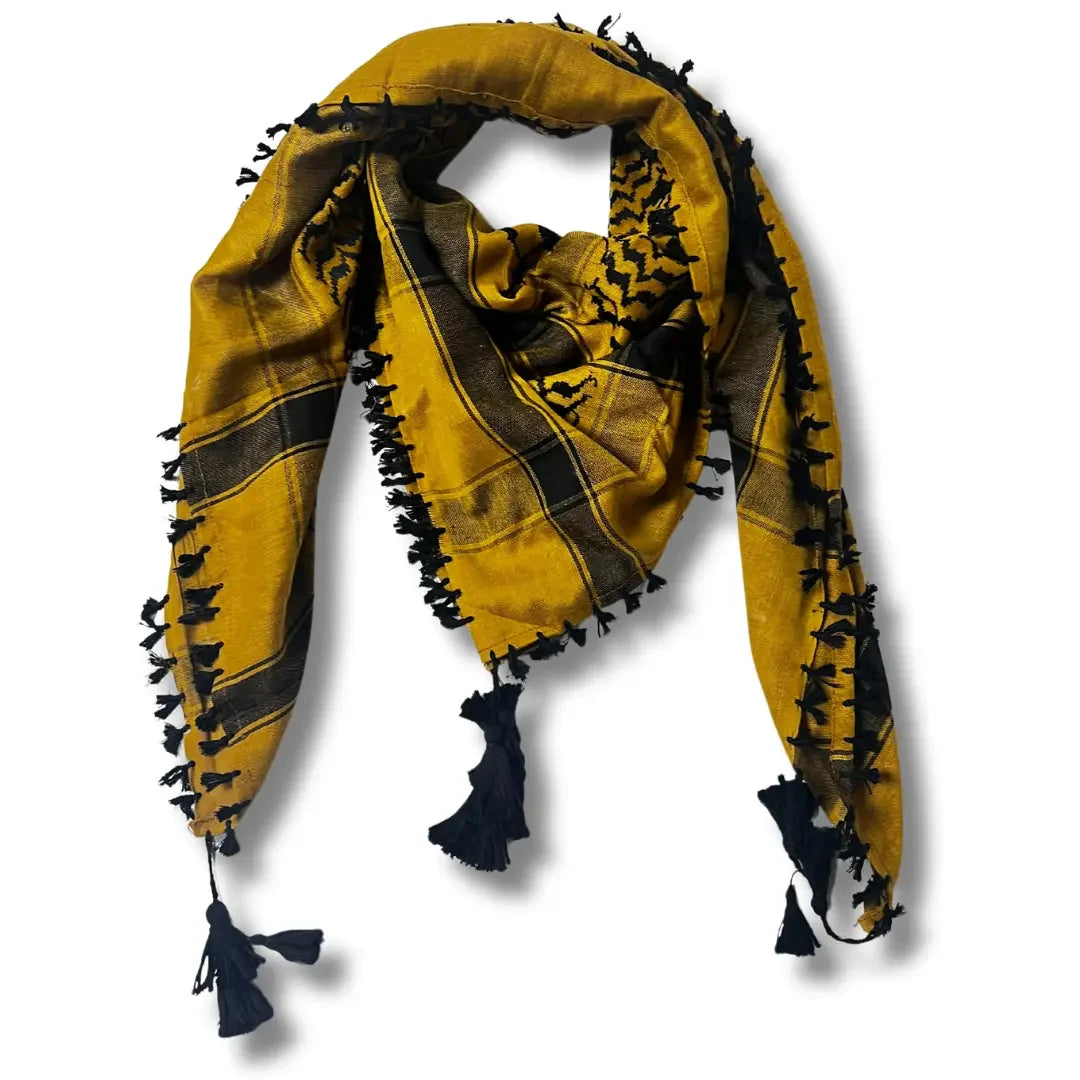 Colorful Kuffiyehs: Cultural Heritage and Versatile Style Palestinian Elegance