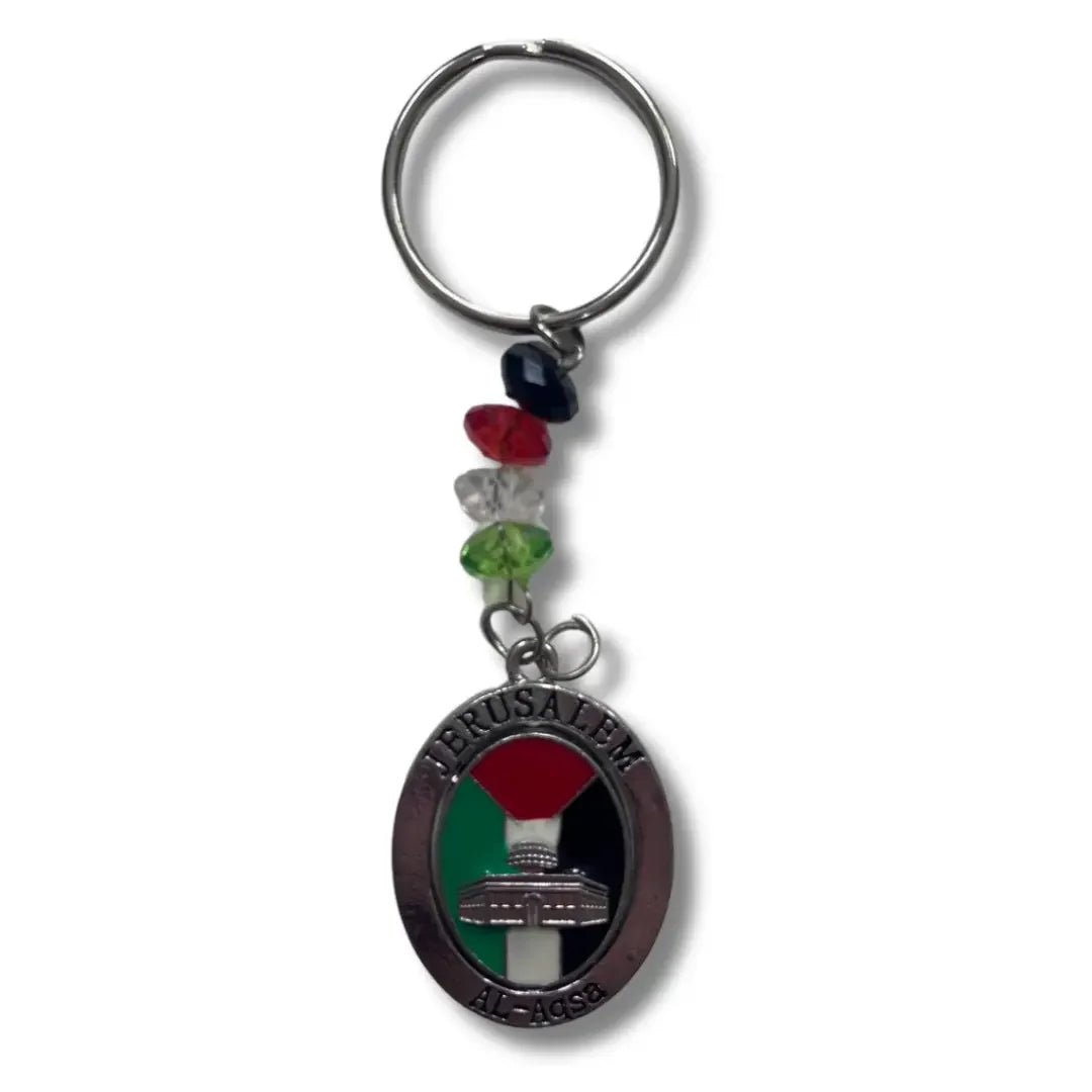 Palestine Keychain Accessory – Handmade Cultural Elegance Palestinian Elegance