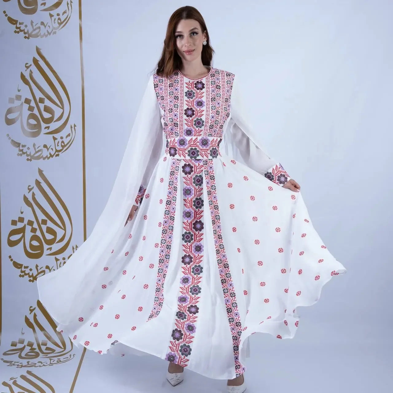 Embroidery Stylish Dress: Sophistication and Elegance Palestinian Elegance