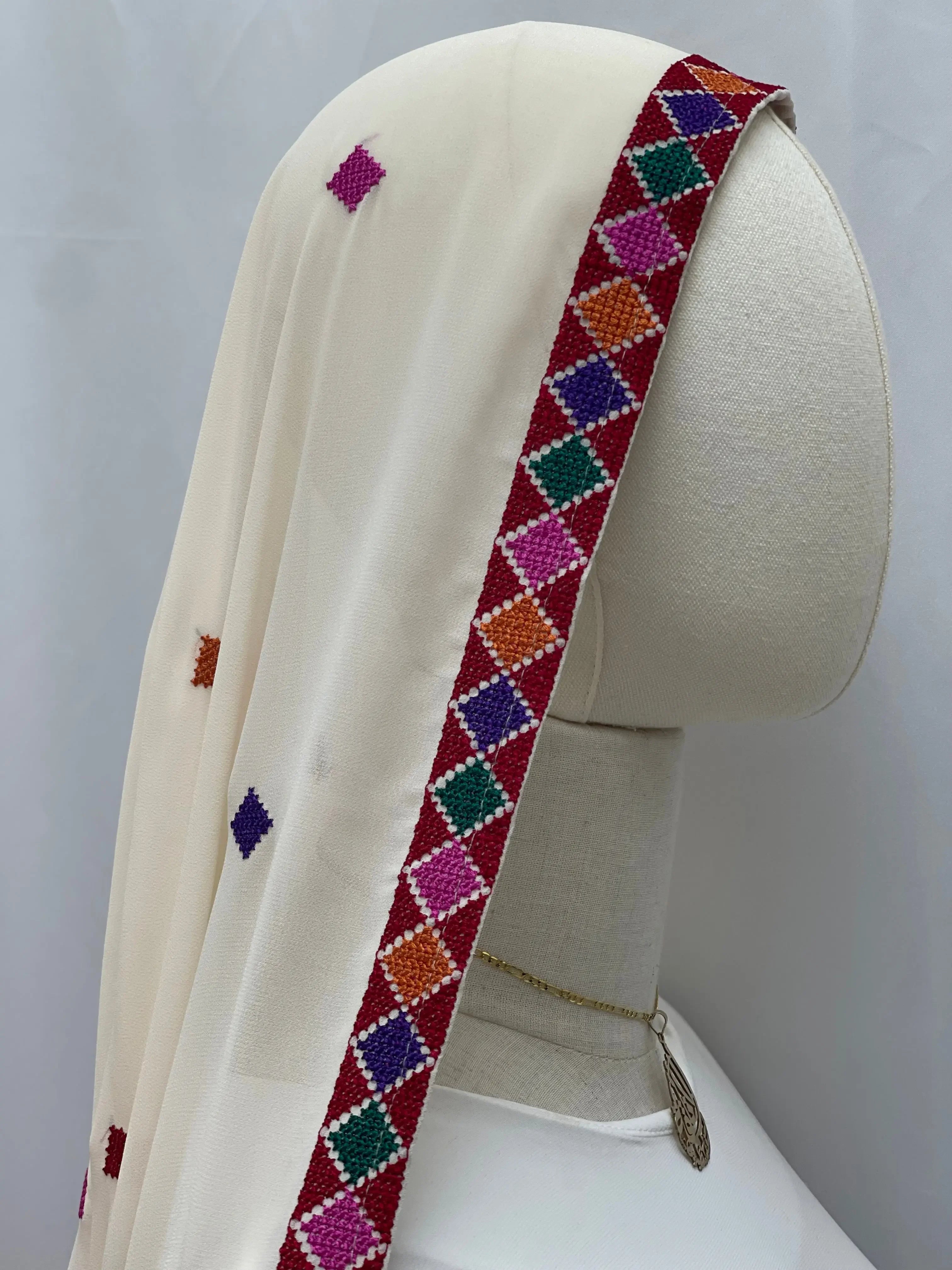 Timeless Sophistication: Embroidered Khirka Palestinian Elegance