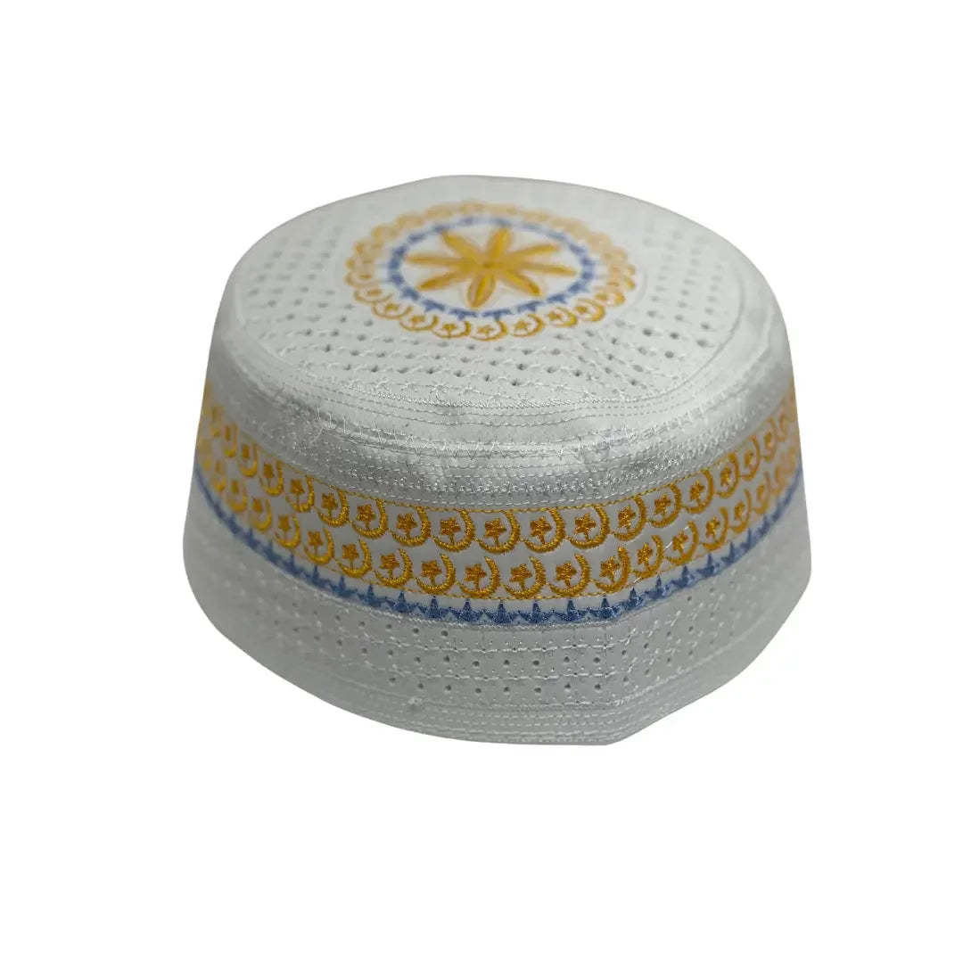Elegant Men's Traditional Prayer Hat - Premium Quality, Multiple Variants Palestinian Elegance